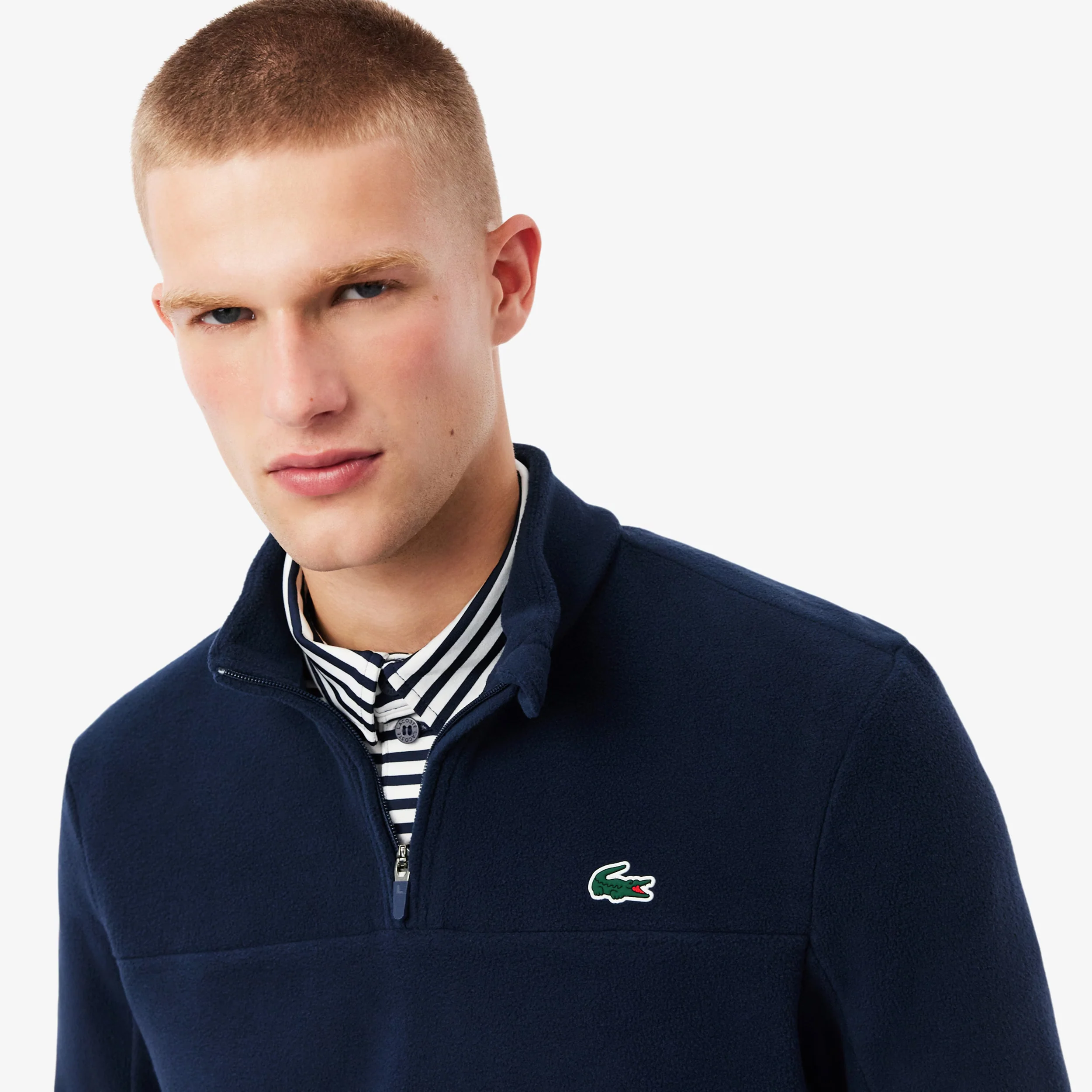 Polar Quarter Zip Trainingsjacke Herren-dunkelblau - Image 3