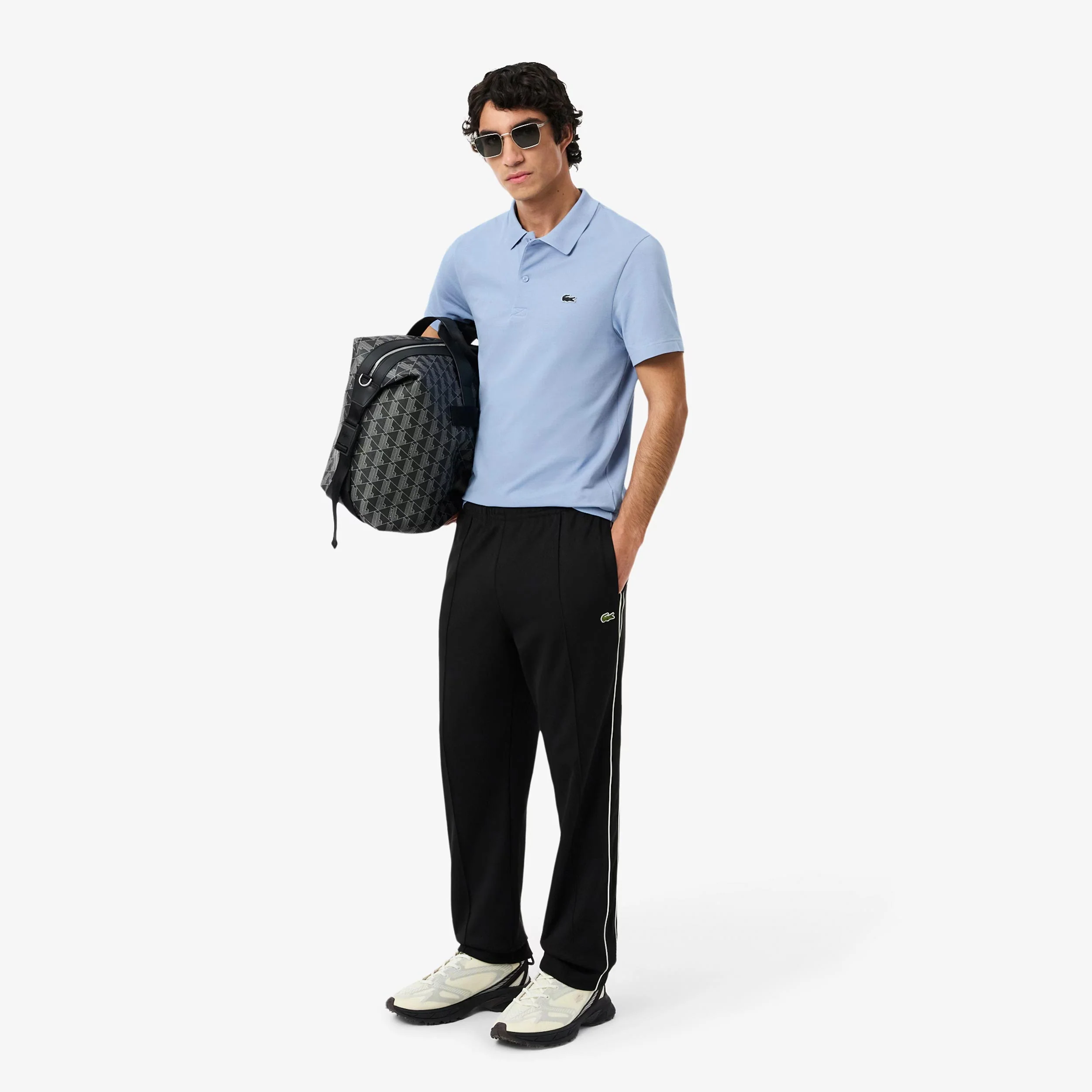 Polo Herren - blaugrau, weiß - Image 3