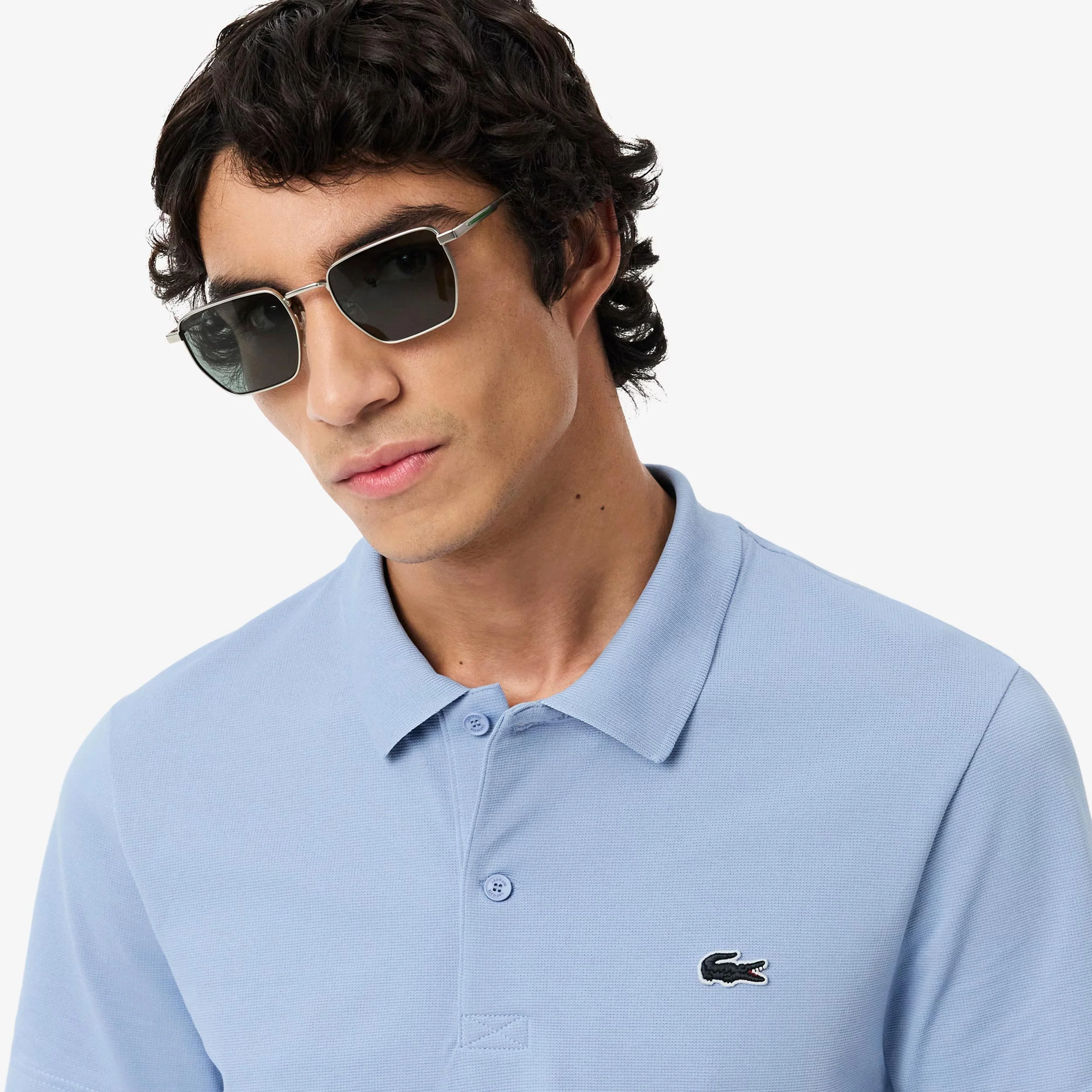 Polo Herren - blaugrau, weiß - Image 4