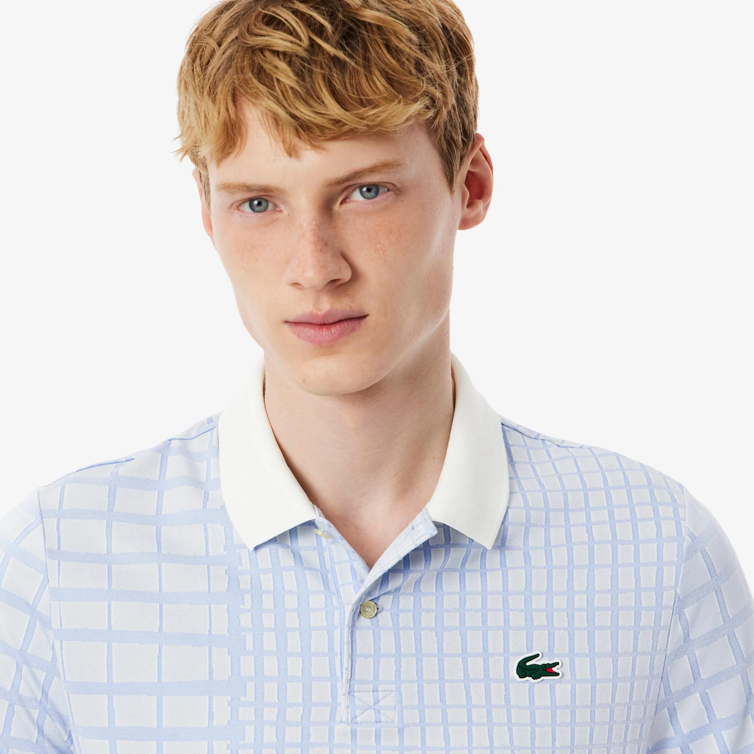 Polo Herren-creme, flieder - Image 3