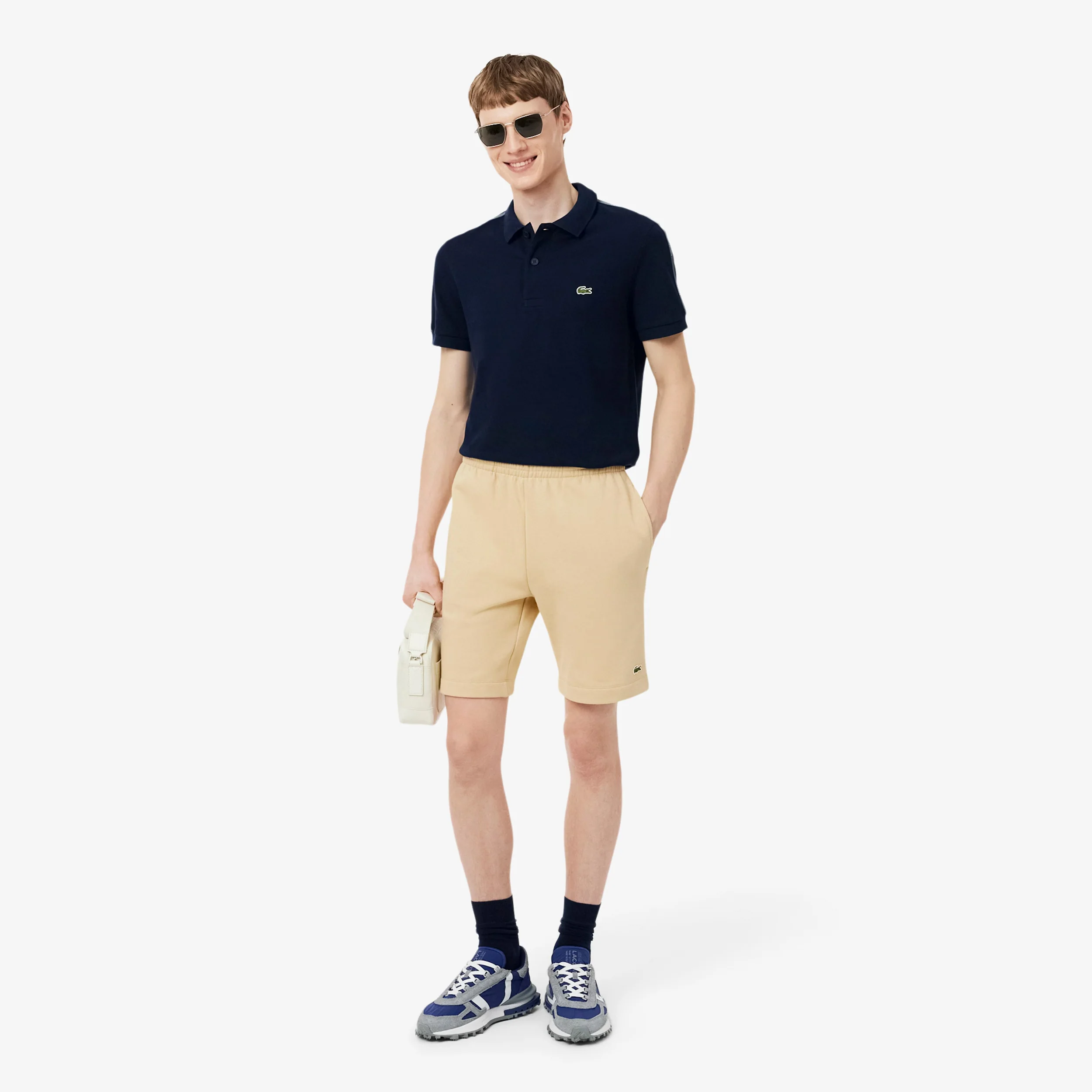 Shorts Herren - beige, grün - Image 4