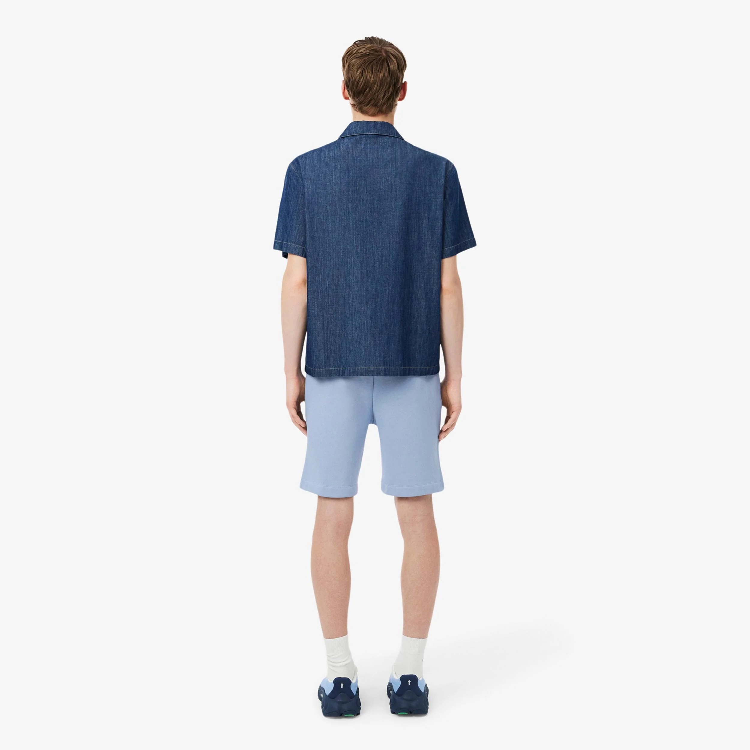 Shorts Herren - hellblau, grün - Image 3