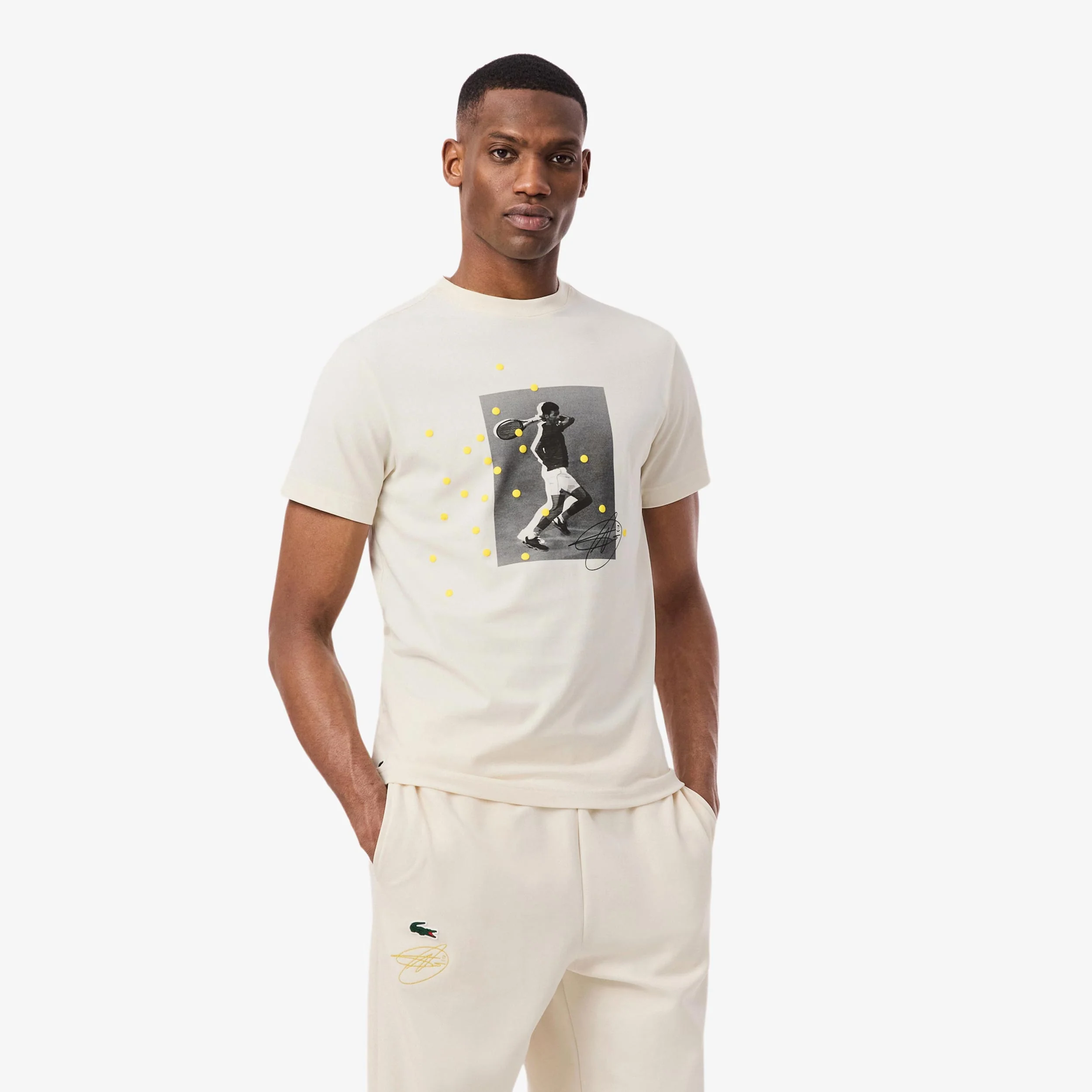 Signature T-Shirt Herren - weiß, mehrfarbig