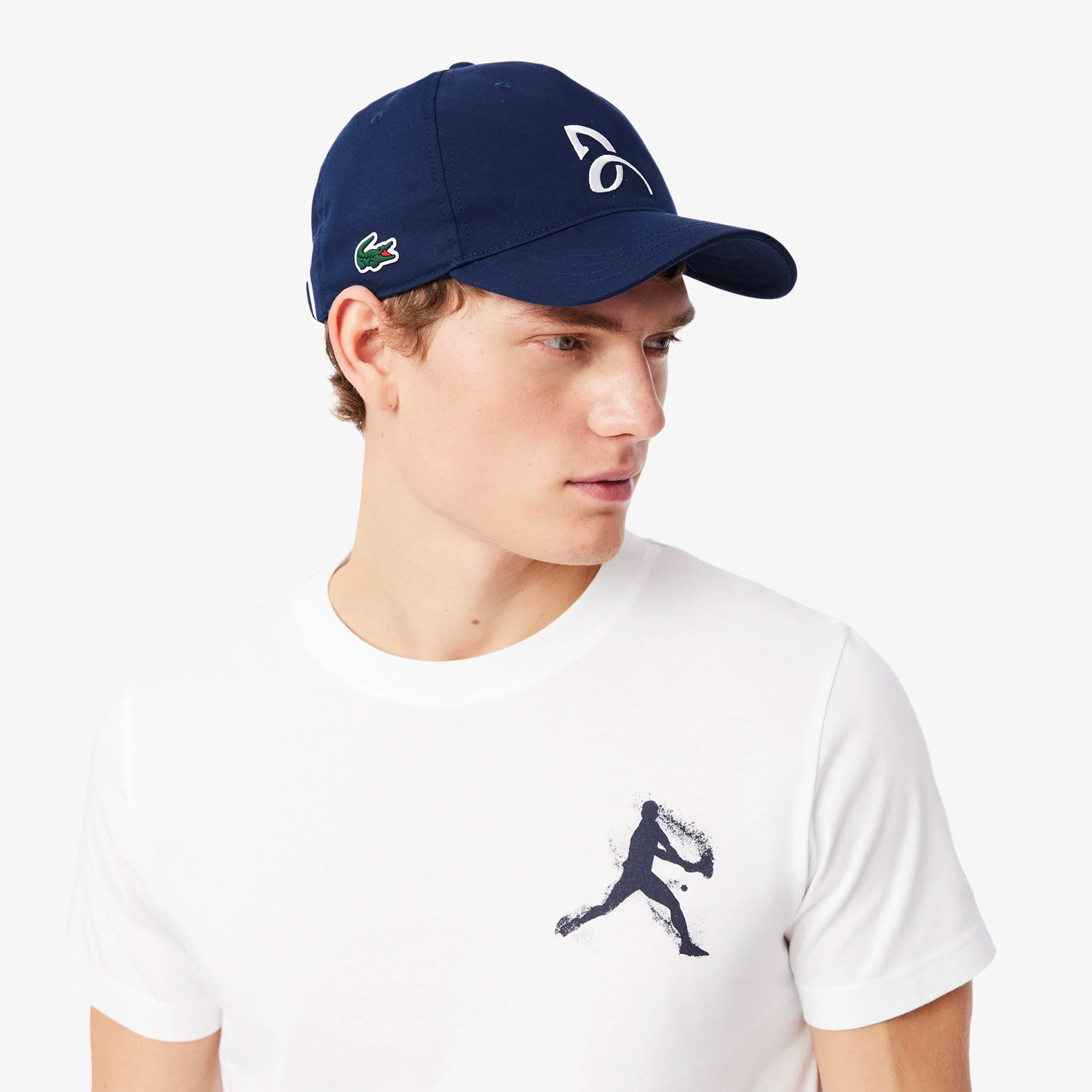 T-Shirt & Cap Herren - weiß, dunkelblau - Image 3