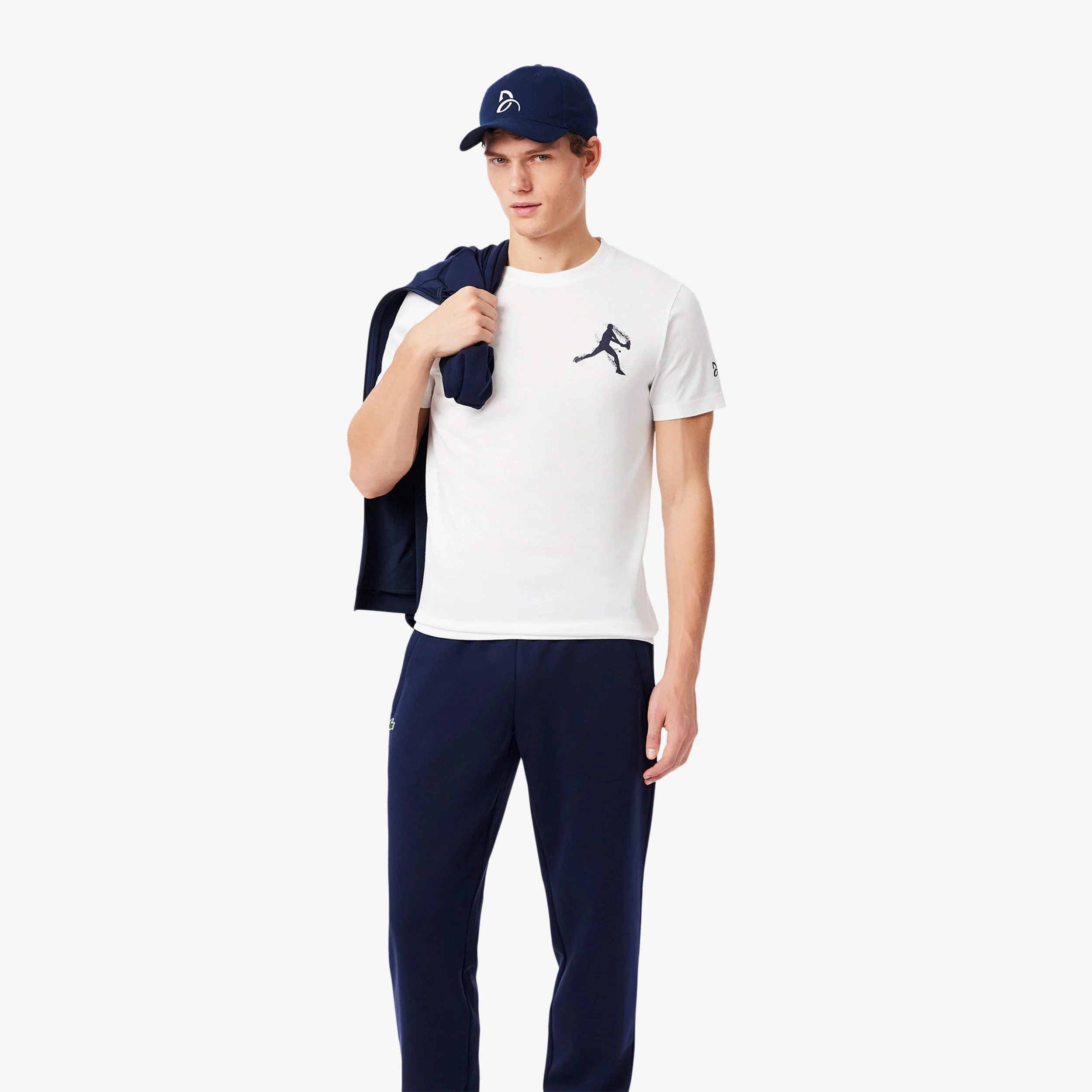 T-Shirt & Cap Herren - weiß, dunkelblau - Image 4