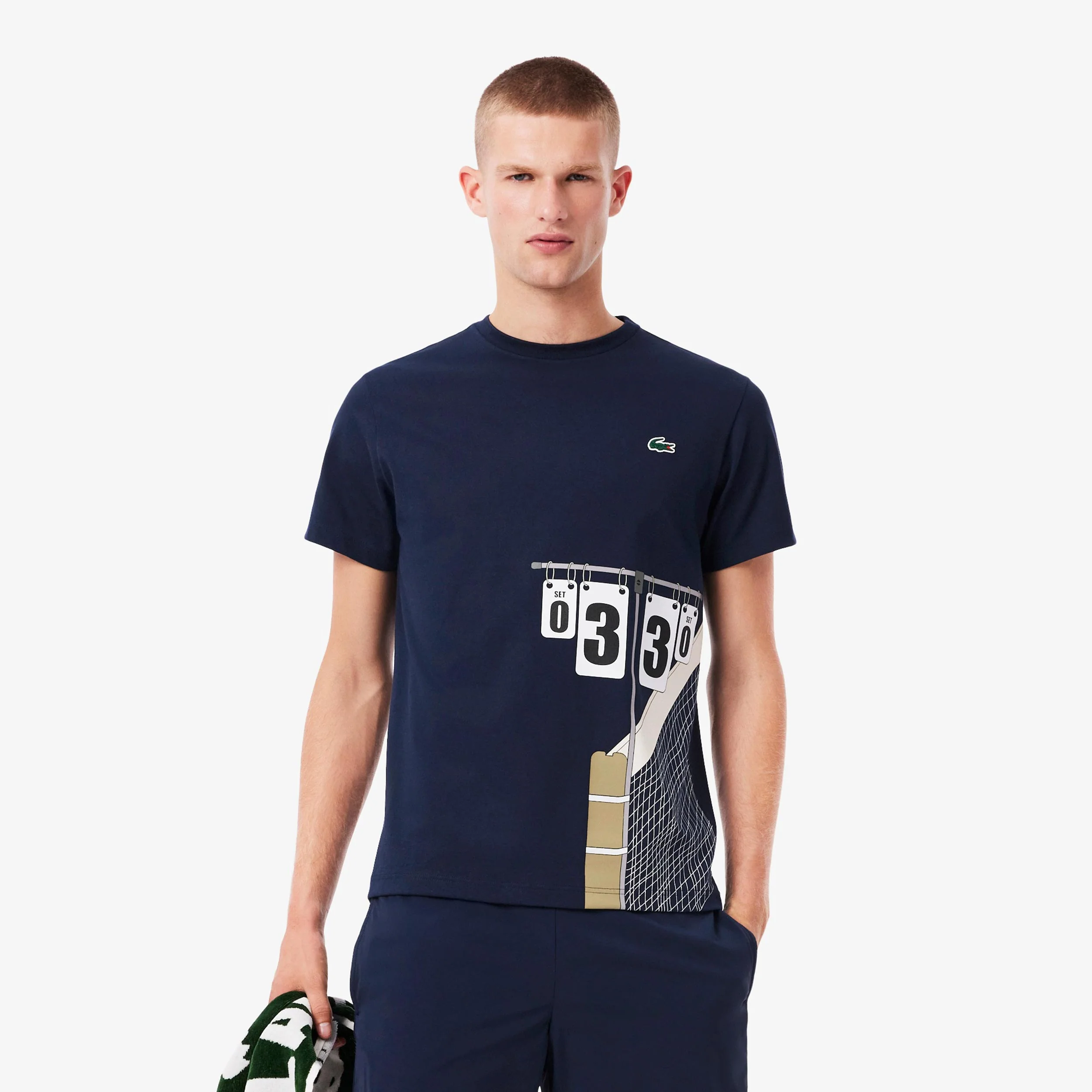 T-Shirt Herren-Dunkelblau