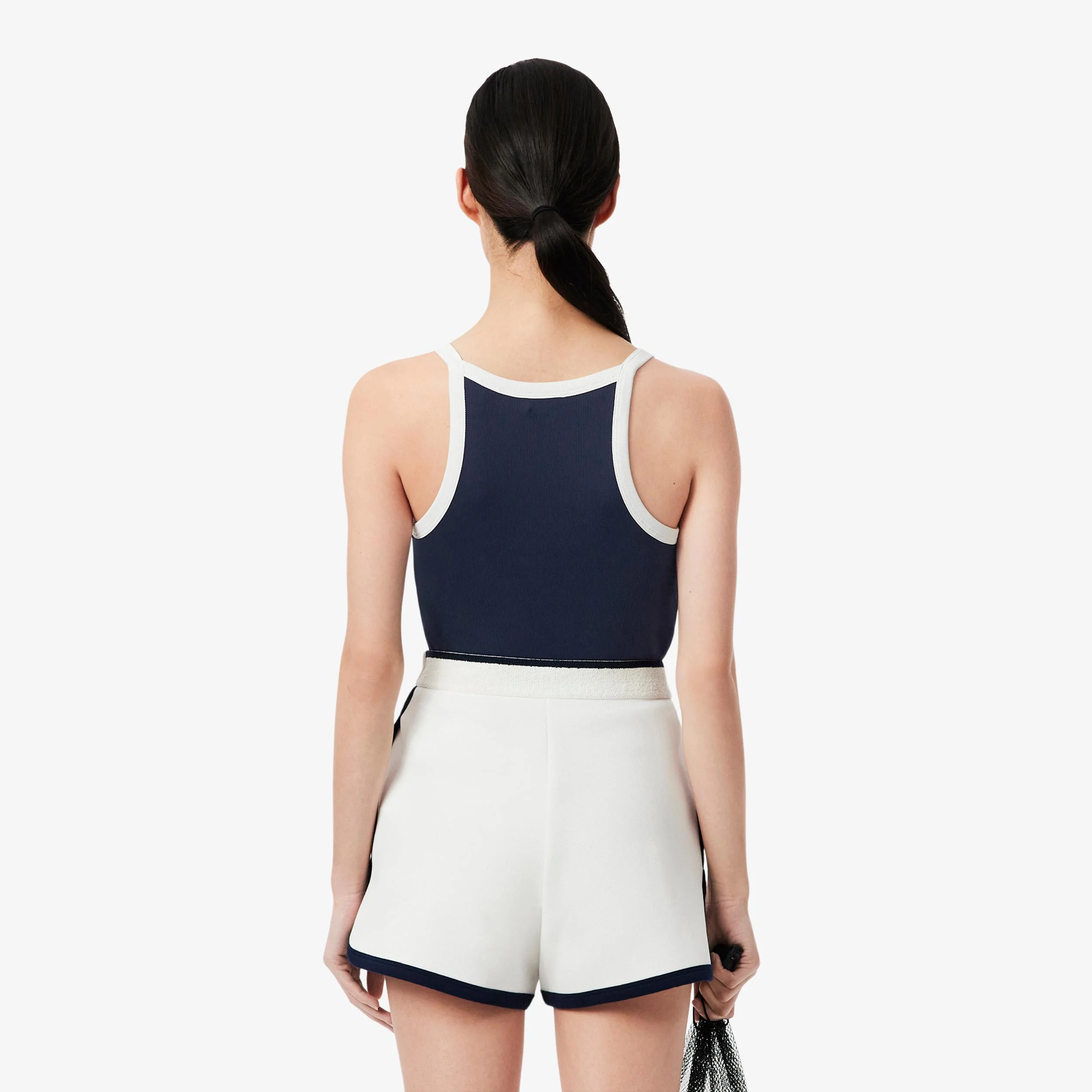 Tank-Top Damen-Dunkelblau,Weiß - Image 2
