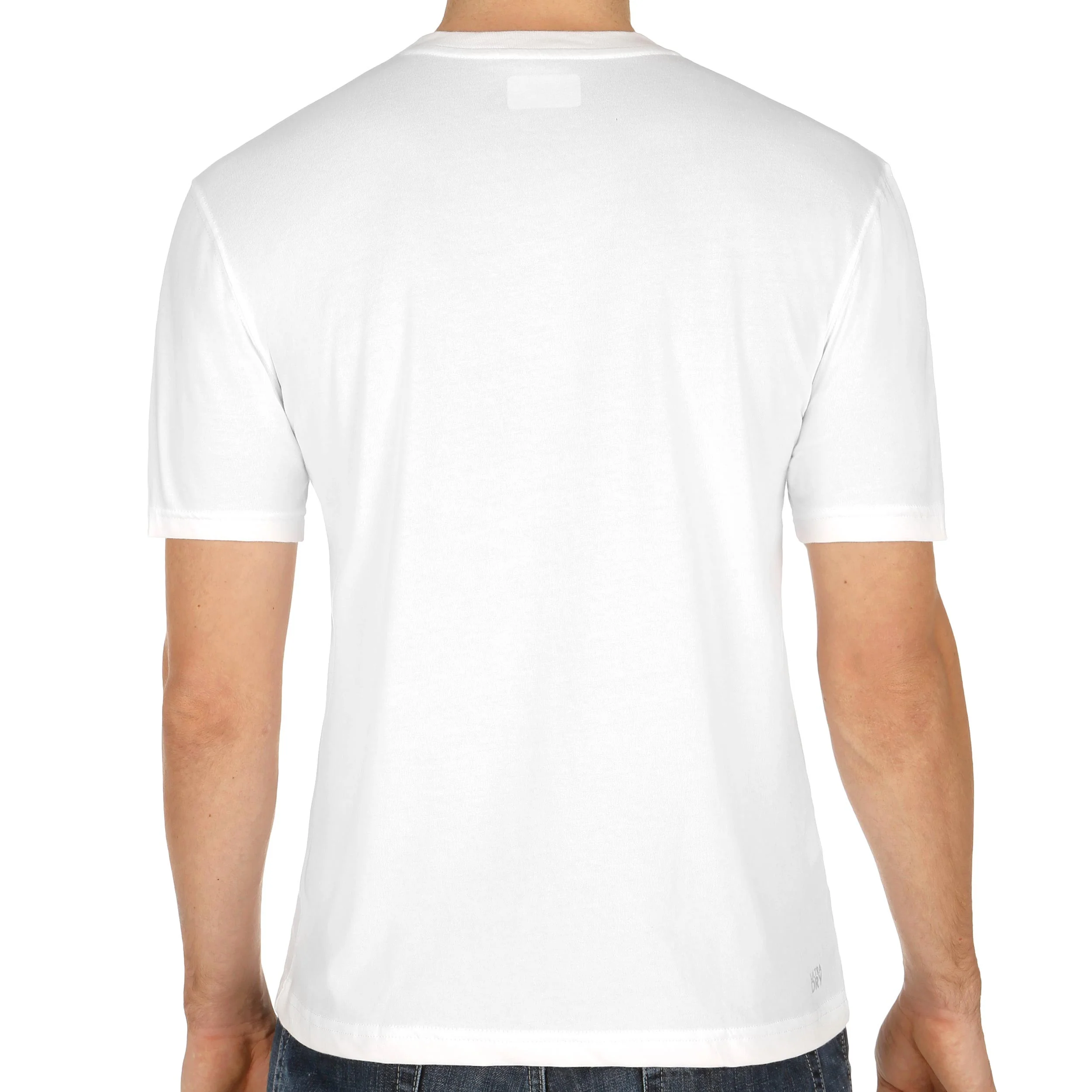 Tennis T-Shirt Herren-Weiß,Grün - Image 3