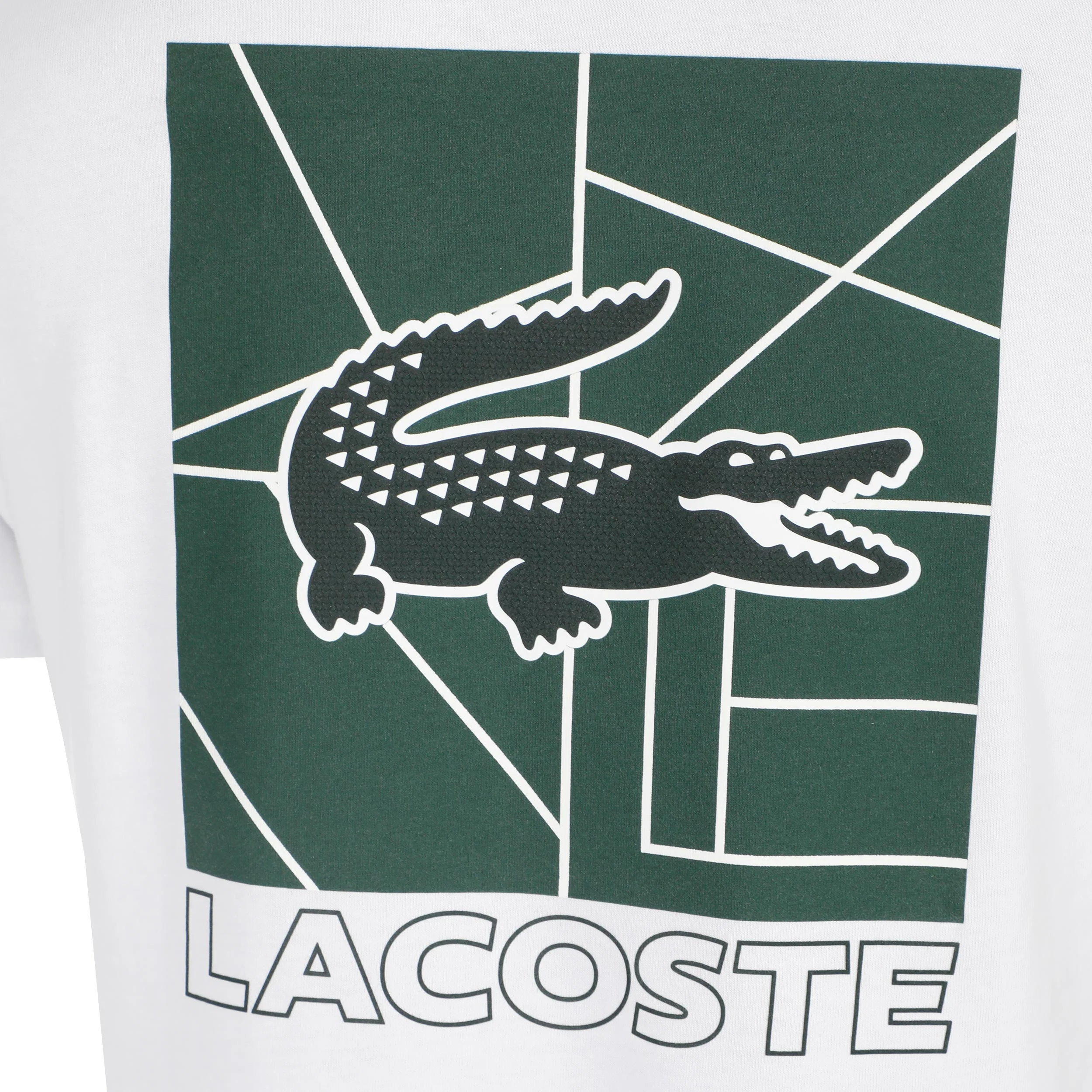 Urban Print T-Shirt Herren-Weiß - Image 5