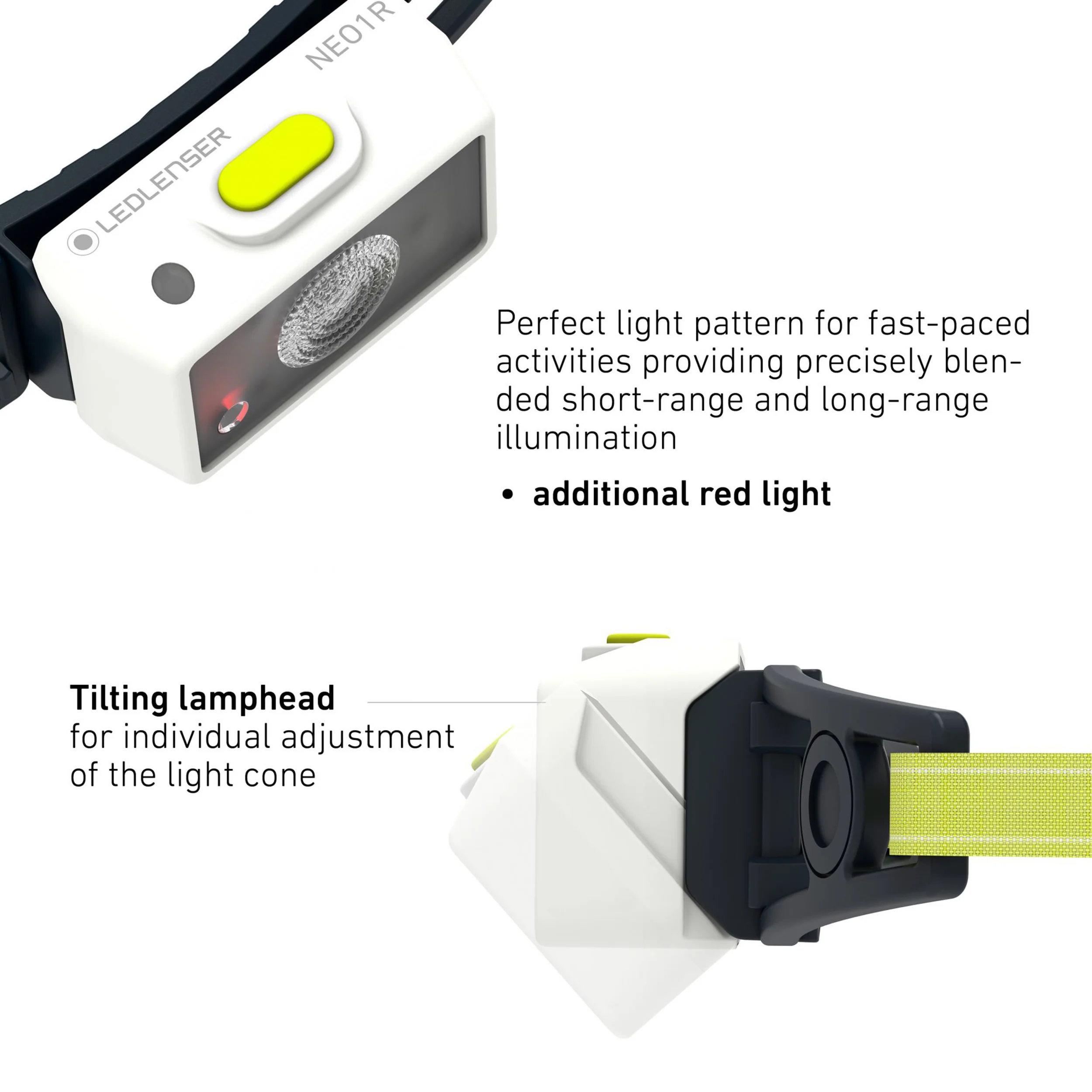 NEO1R Stirnlampe-Limette - Image 4