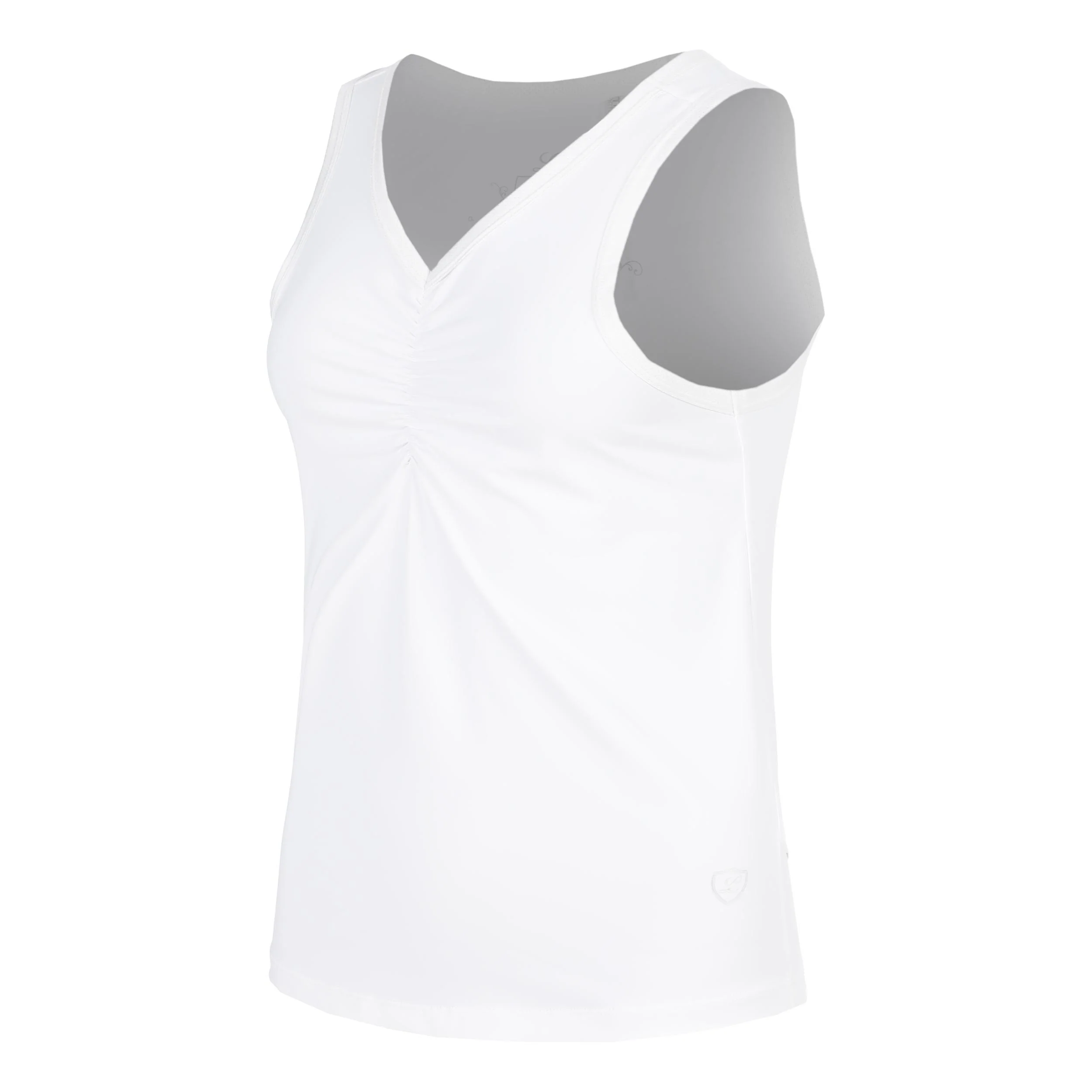 Bubble Tank-Top Damen - weiß