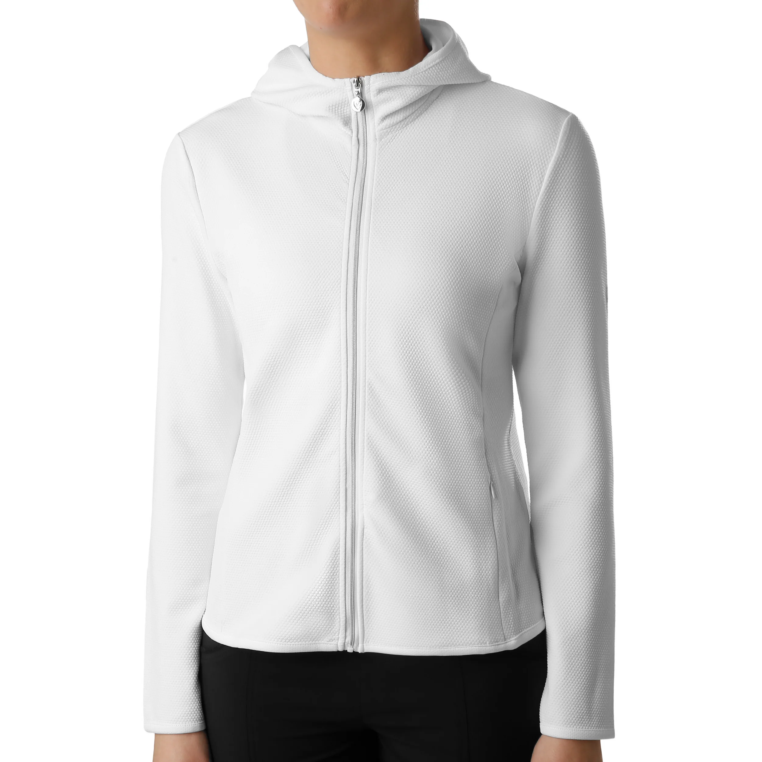 Jani Trainingsjacke Damen - weiß, schwarz - Image 3