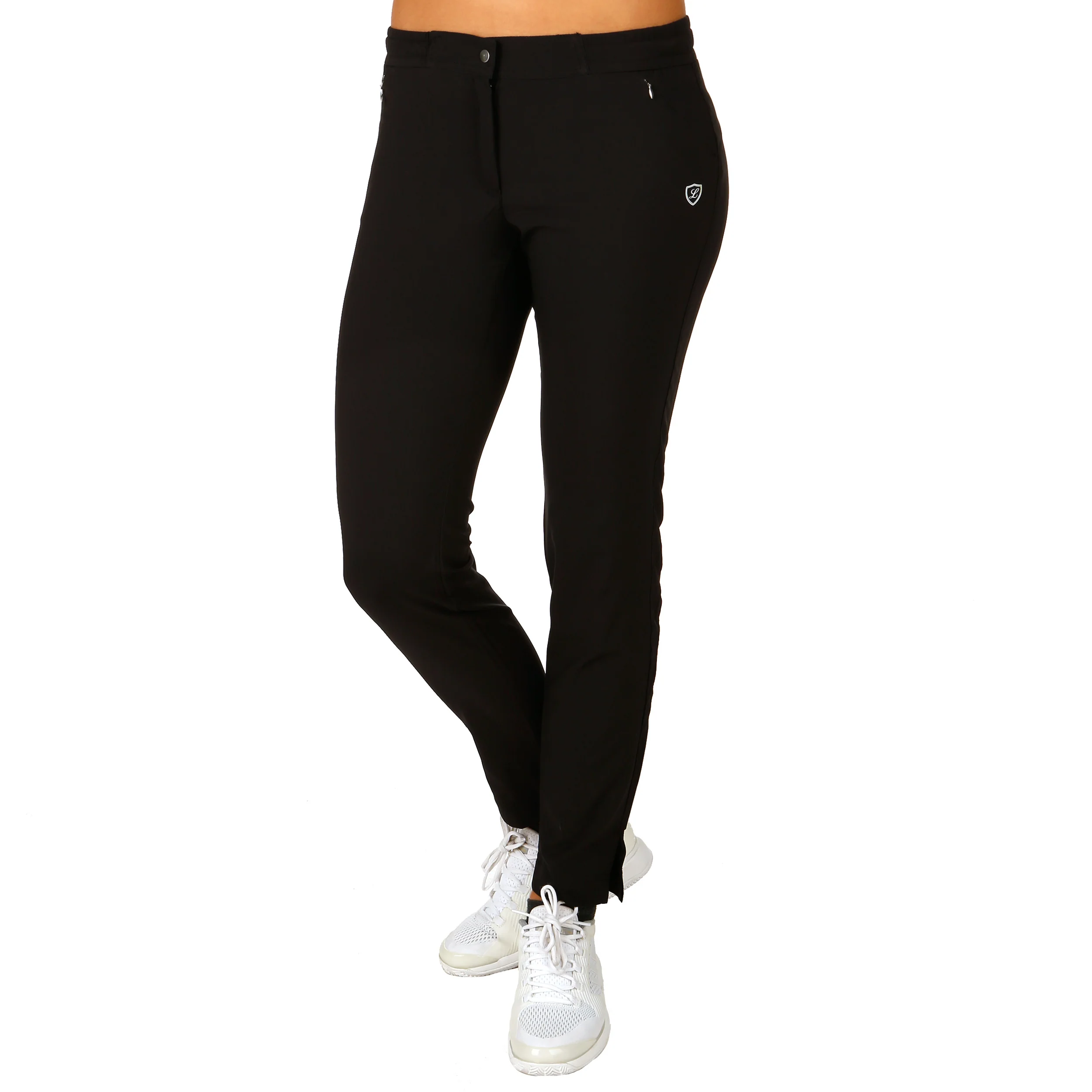Lilly Trainingshose Damen - schwarz, silber - Image 2
