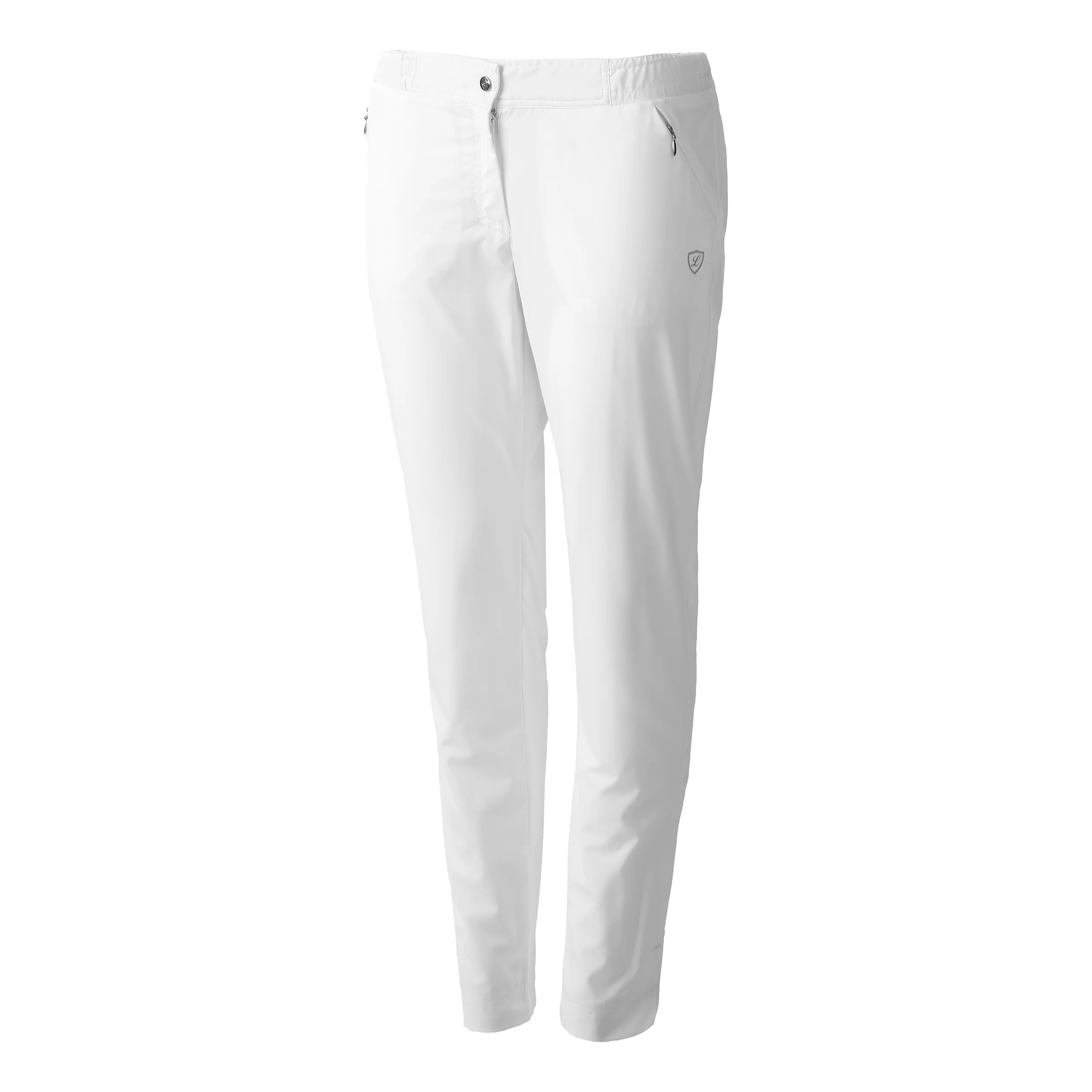 Lilly Trainingshose Damen - weiß, silber