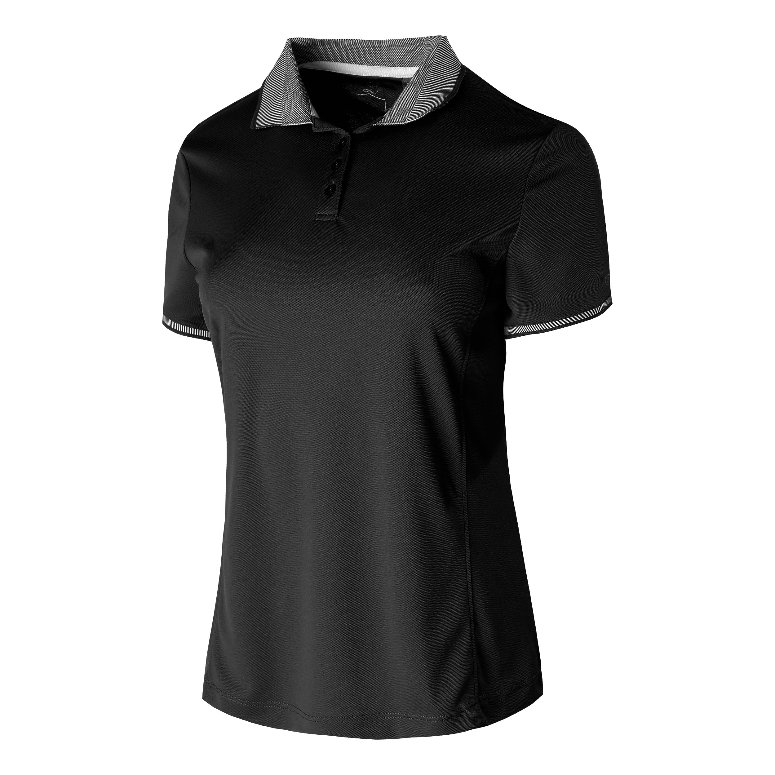 Paulin Polo Damen - schwarz, weiß