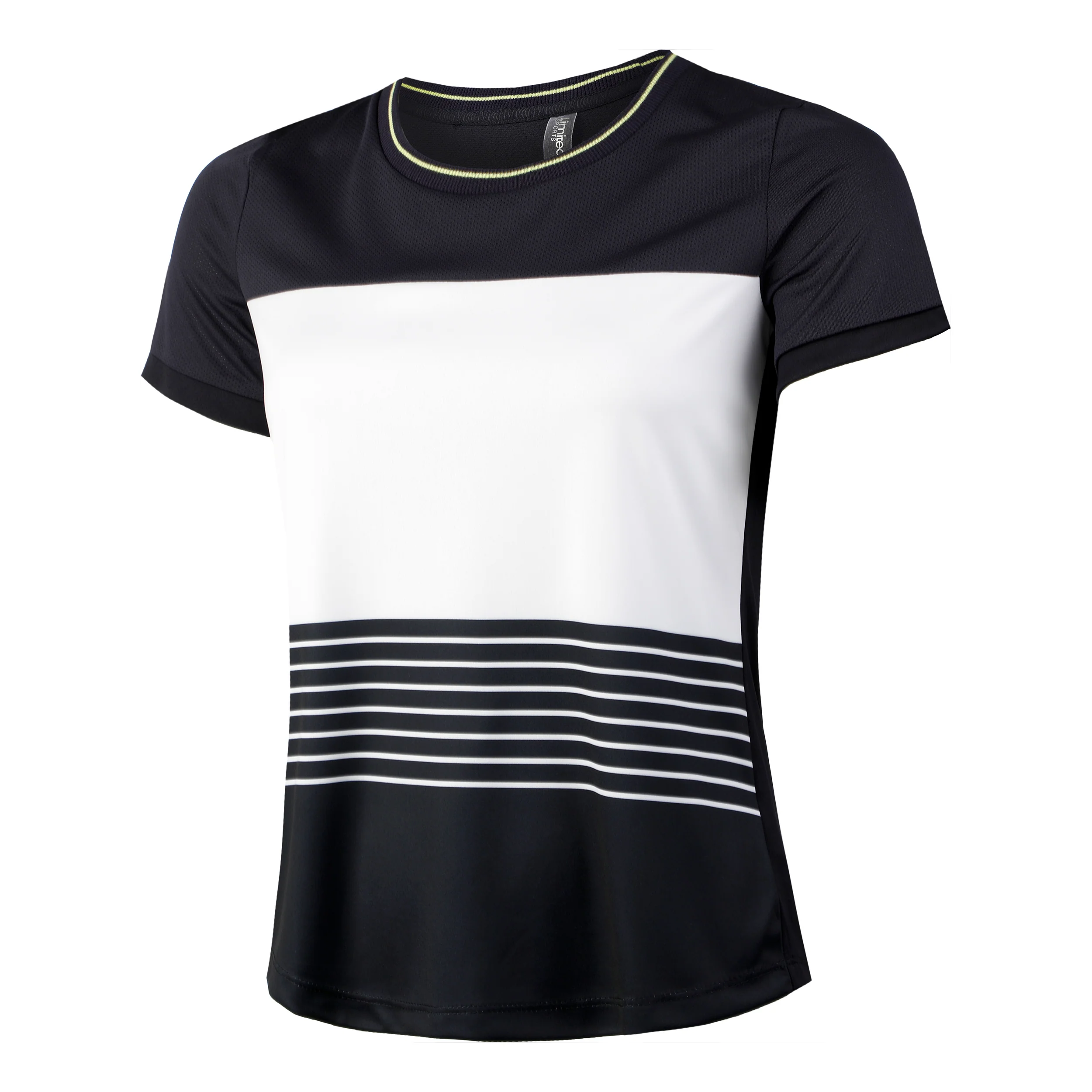 Stripes T-Shirt Damen - blau, weiß