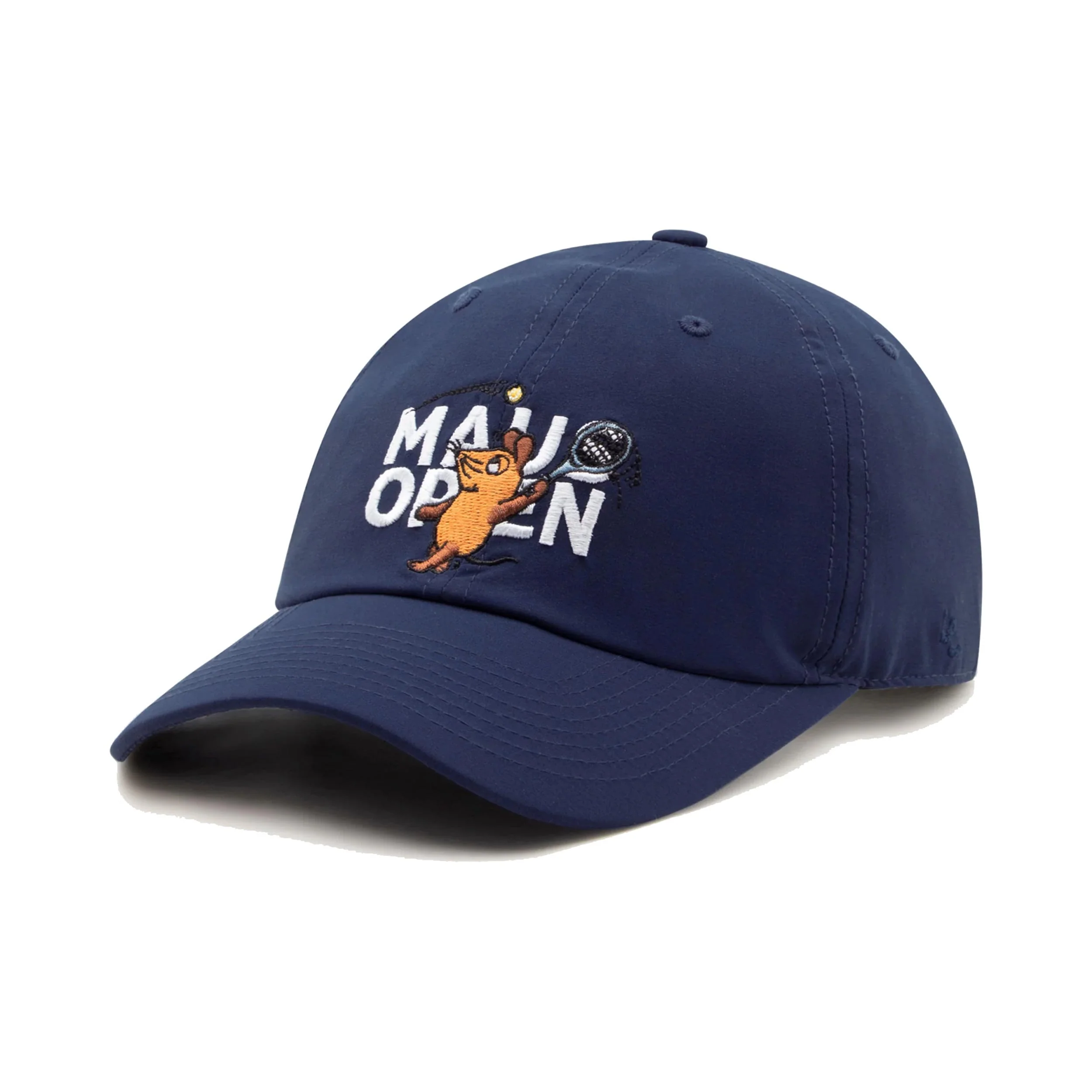 Maus Open – '09 Polo Cap Unisex - dunkelblau, weiß