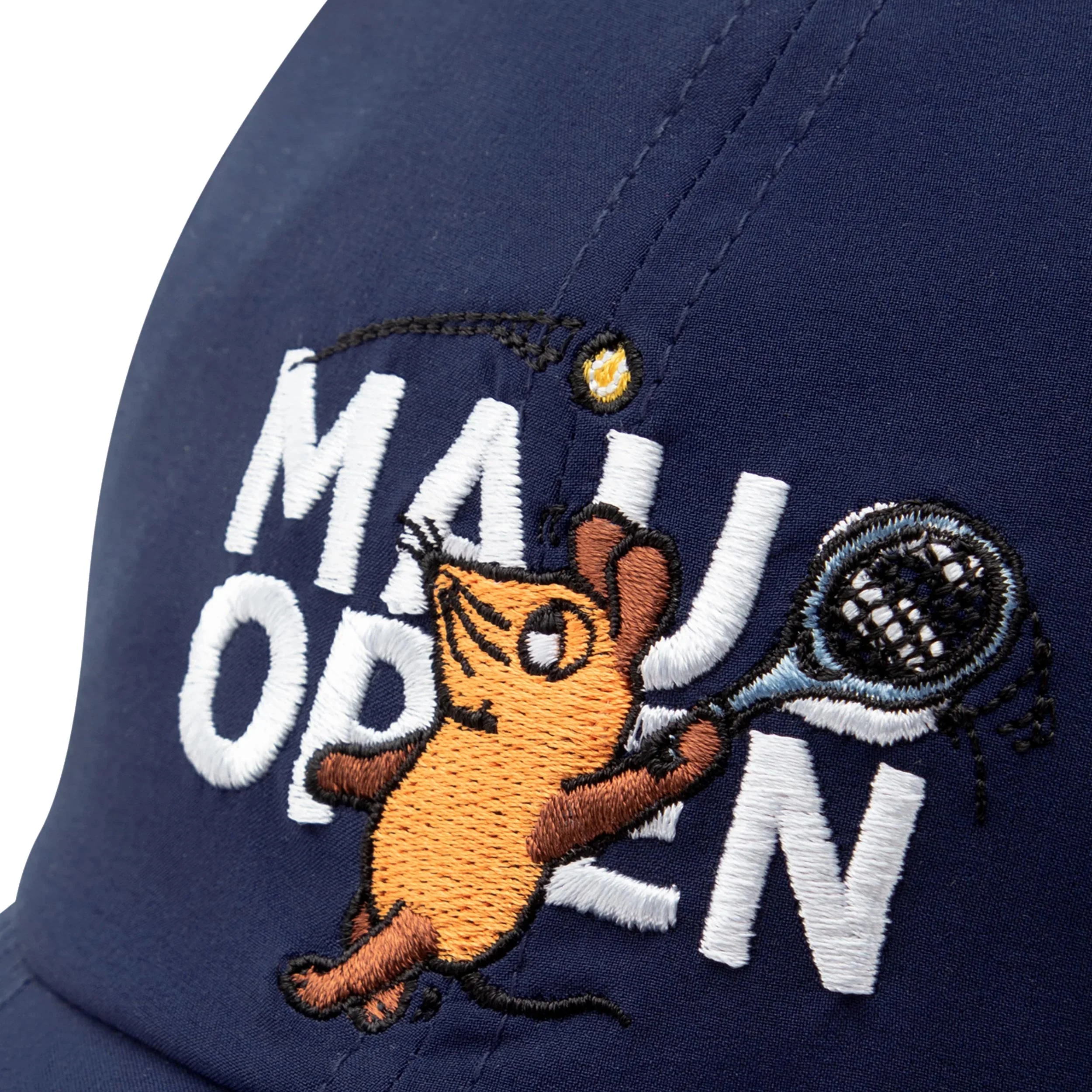Maus Open – '09 Polo Cap Unisex - dunkelblau, weiß - Image 5
