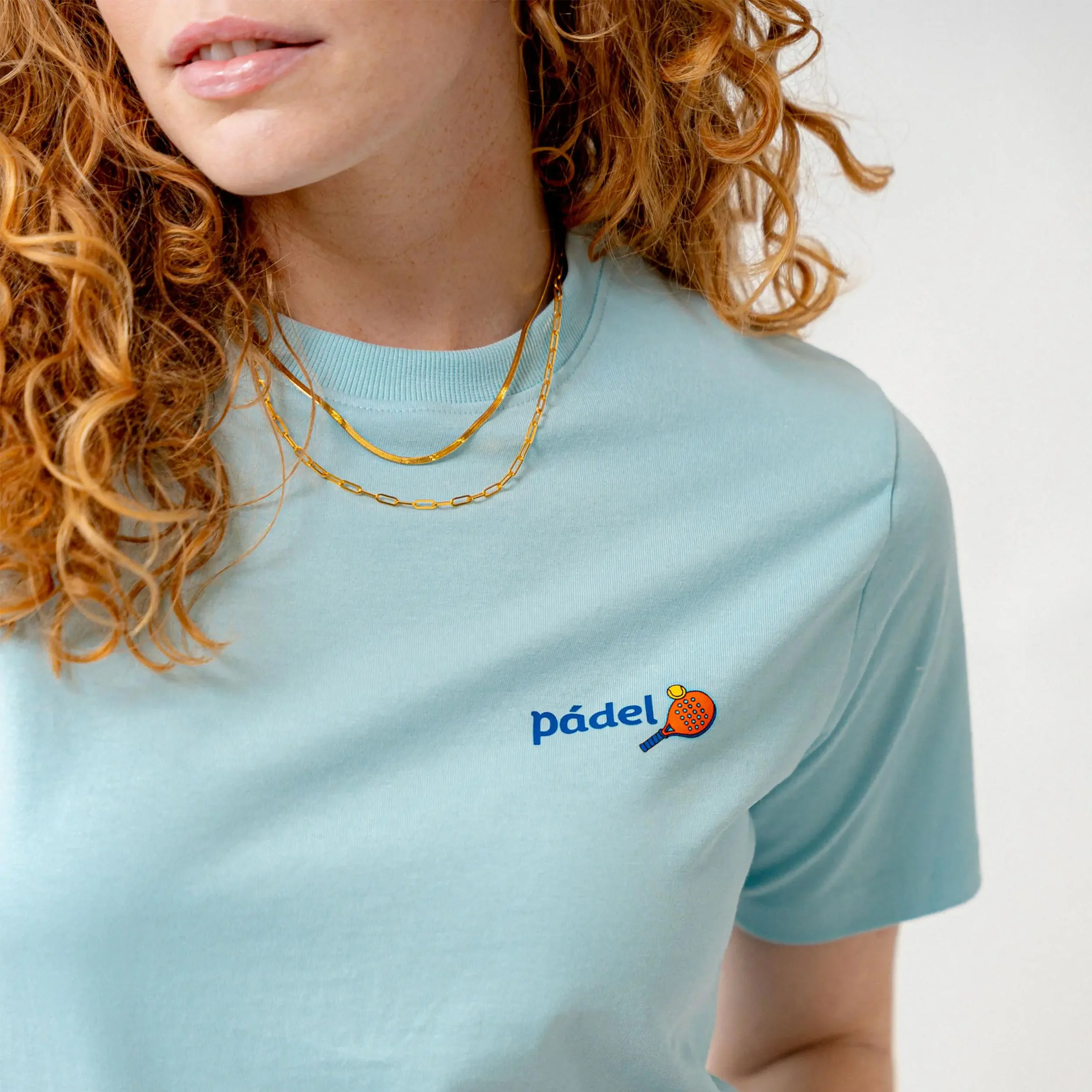 Maus Padel – '16 Park T-Shirt Unisex - hellblau - Image 3