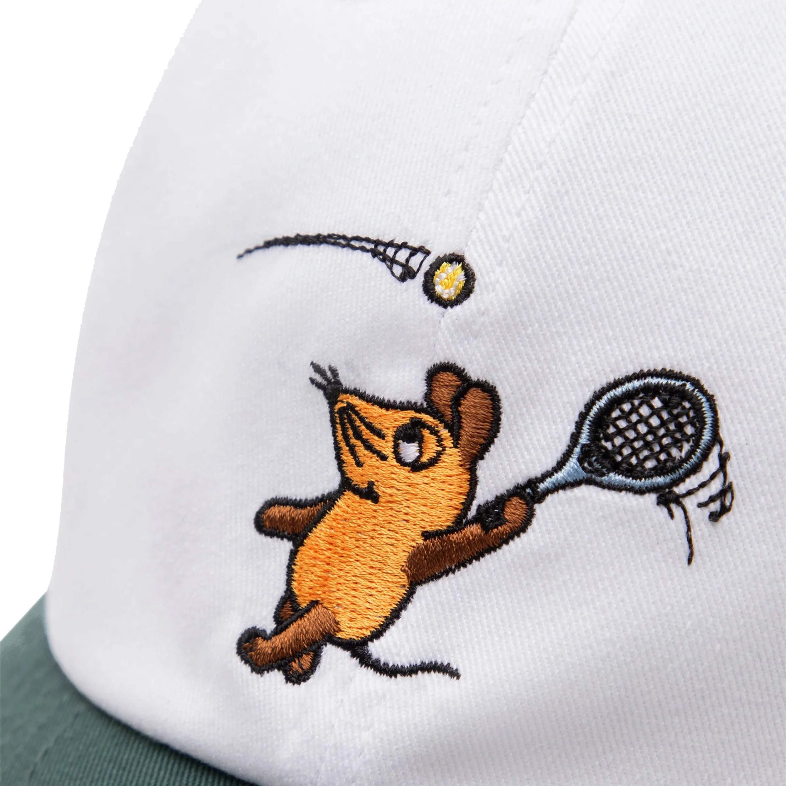 Maus Tennis – '09 Polo Cap Unisex - weiß, grün - Image 5