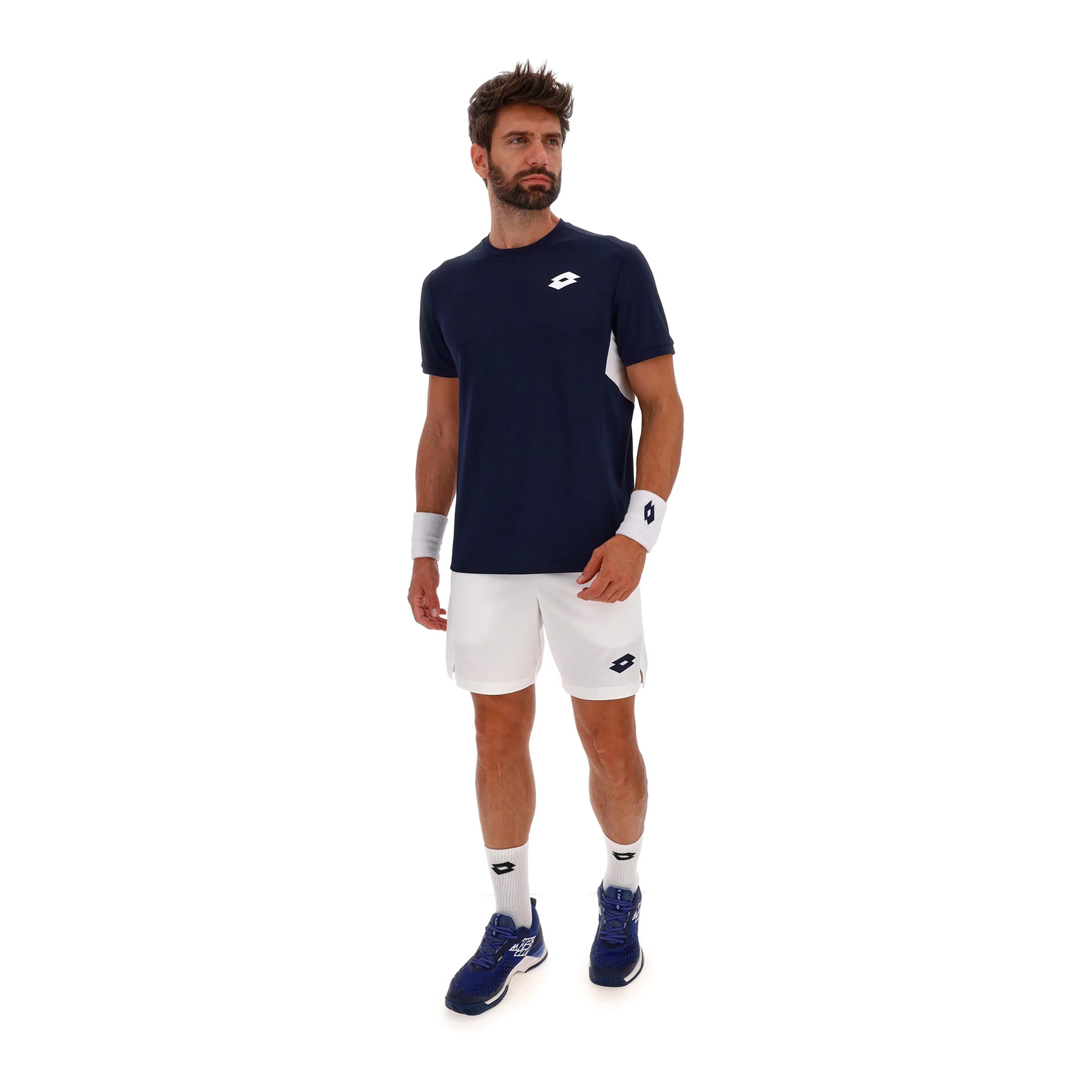 Squadra IV T-Shirt Herren - dunkelblau, weiß - Image 4