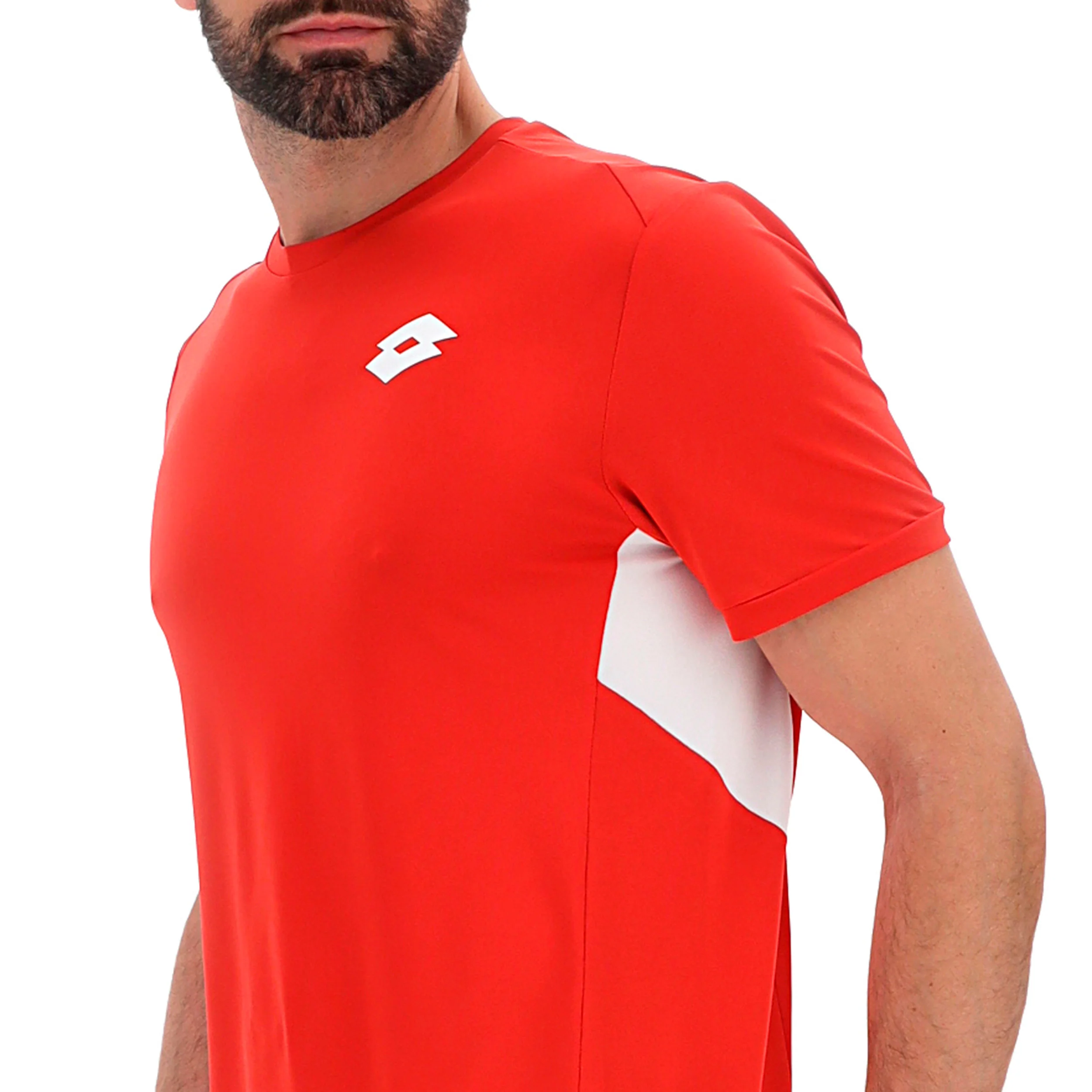 Squadra IV T-Shirt Herren - rot, weiß - Image 8