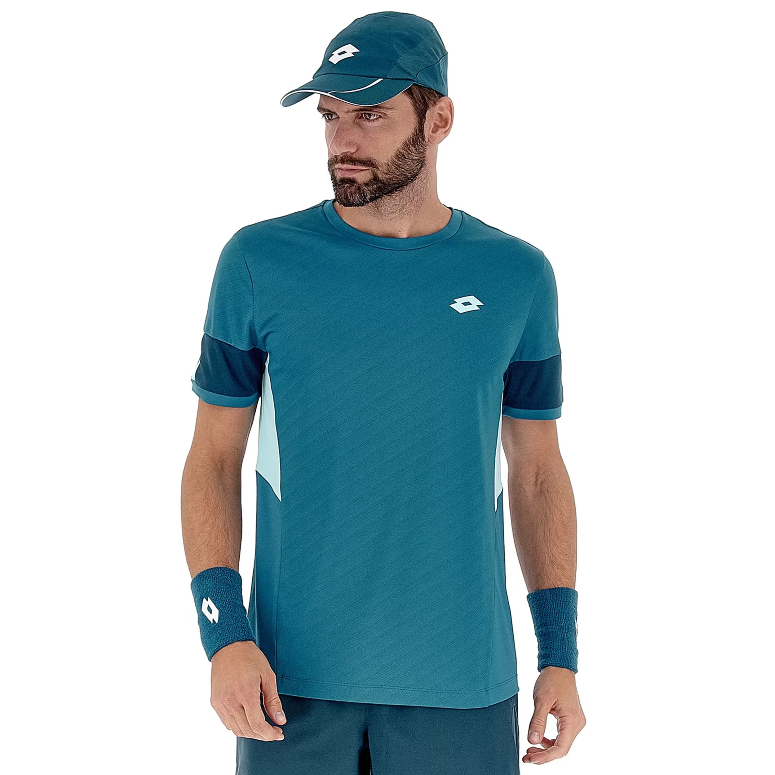 Tech I D1 T-Shirt Herren-Petrol,Grün - Image 5