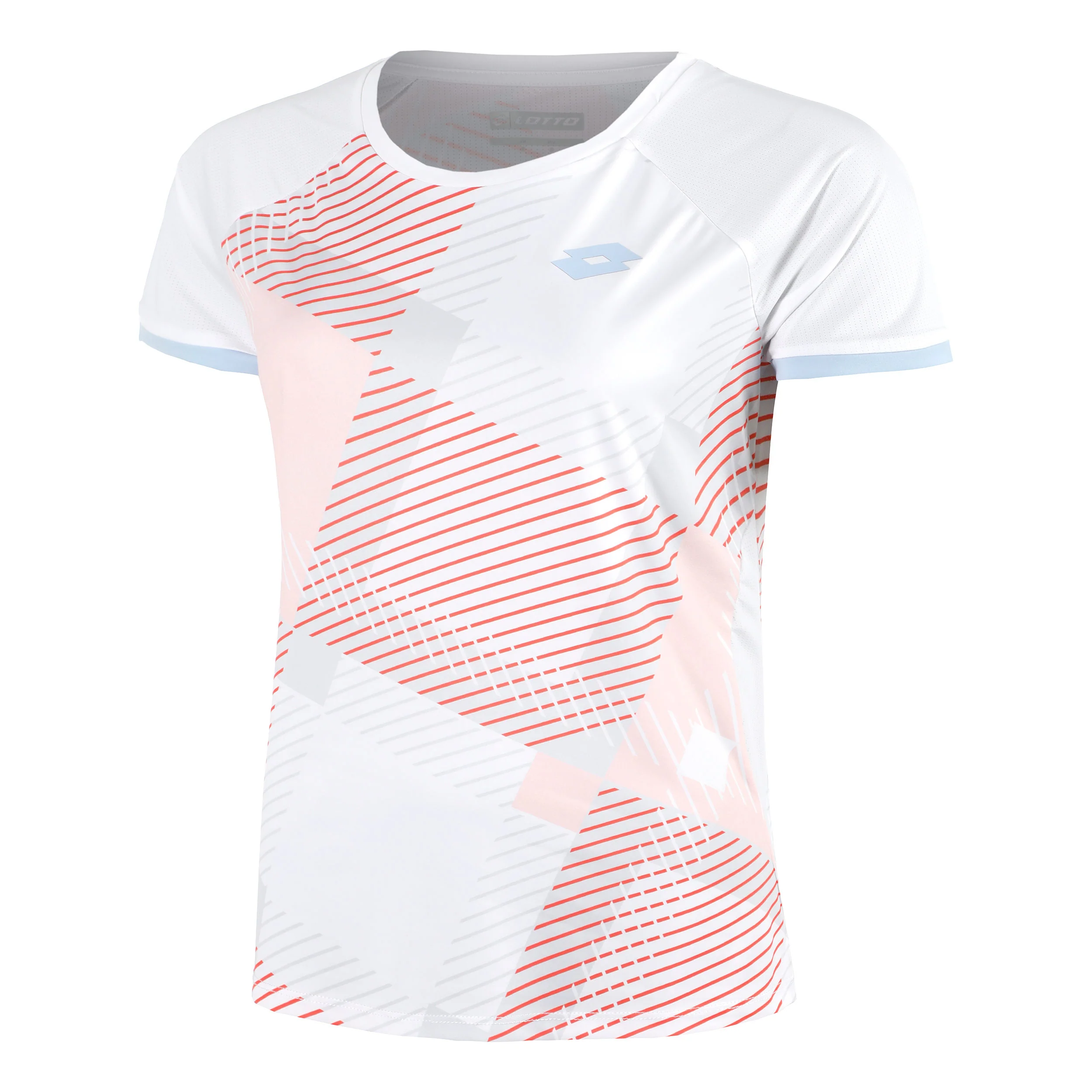 Tech IV D1 T-Shirt Damen-Rosa,Weiß