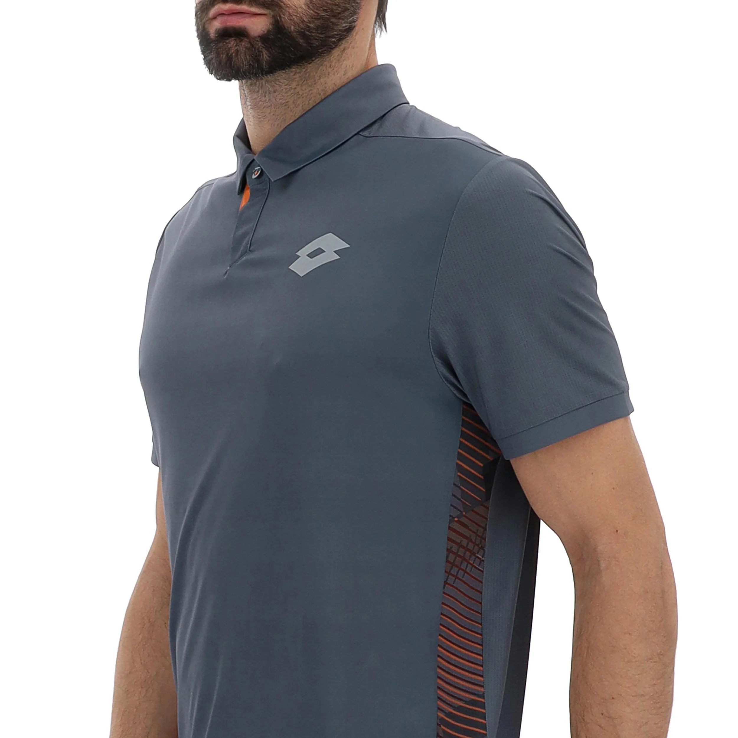 Tech IV Polo Herren-hellgrau - Image 3