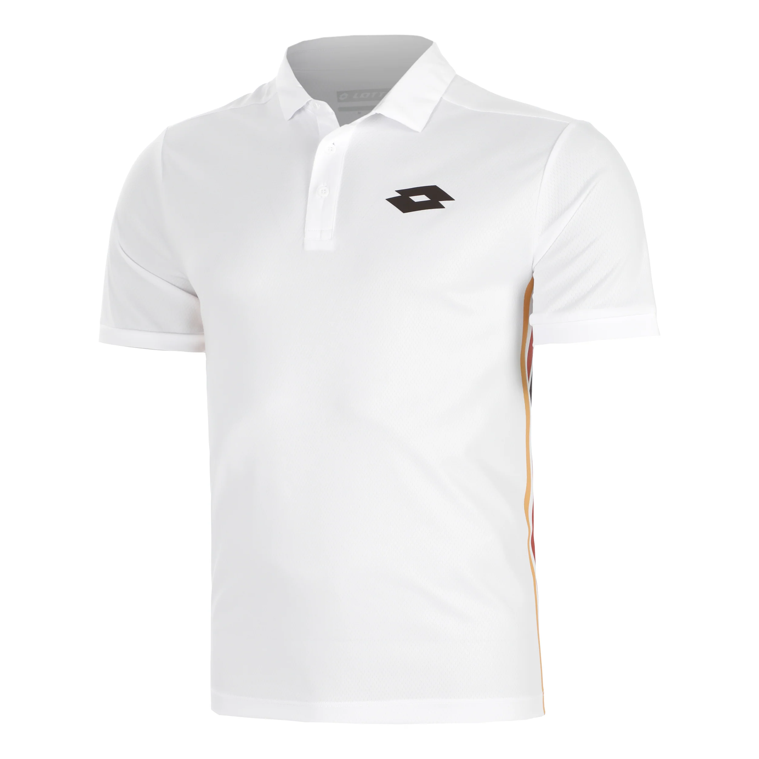 Tech VI Polo Herren - weiß, braun