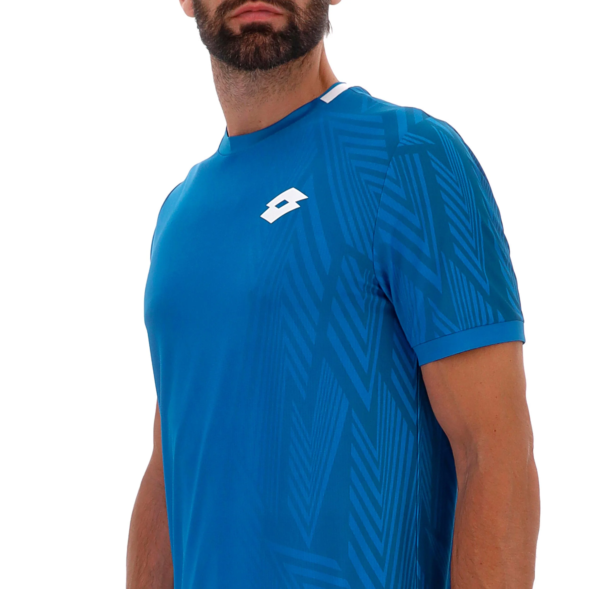 Tech VI T-Shirt Herren - blau, grau - Image 3