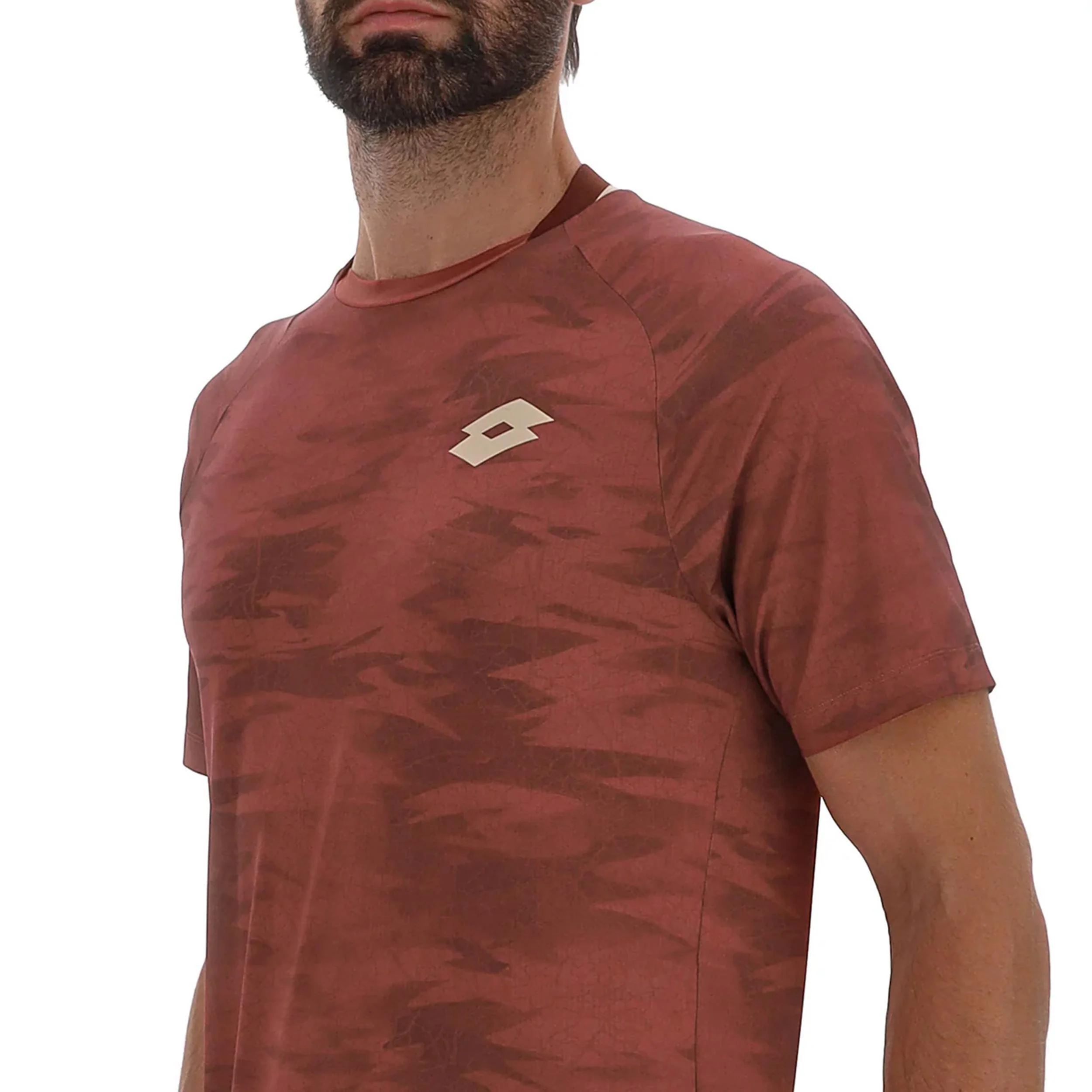 Tech VI T-Shirt Herren - dunkelrot - Image 3