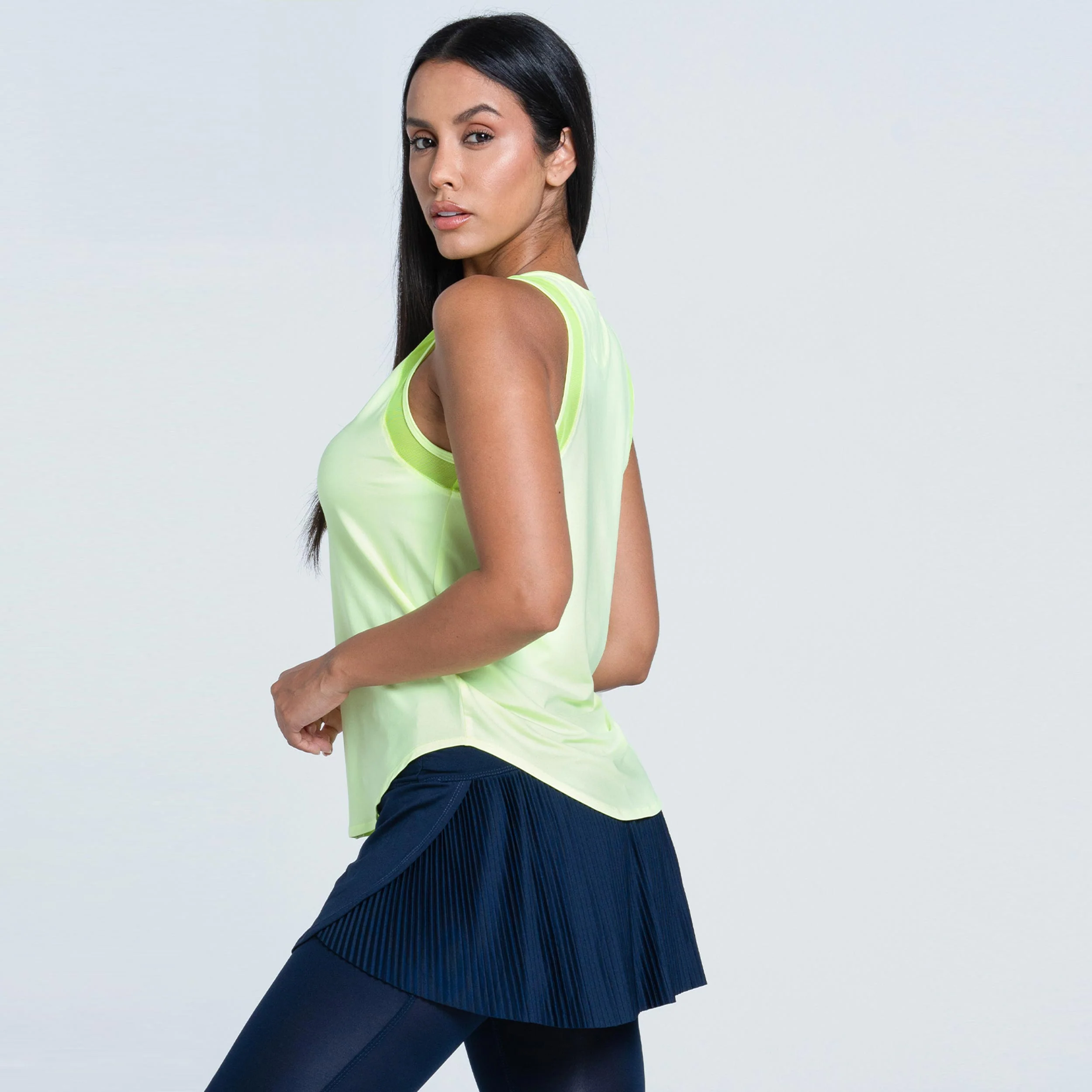 Chill Out Tank-Top Damen - limette - Image 2