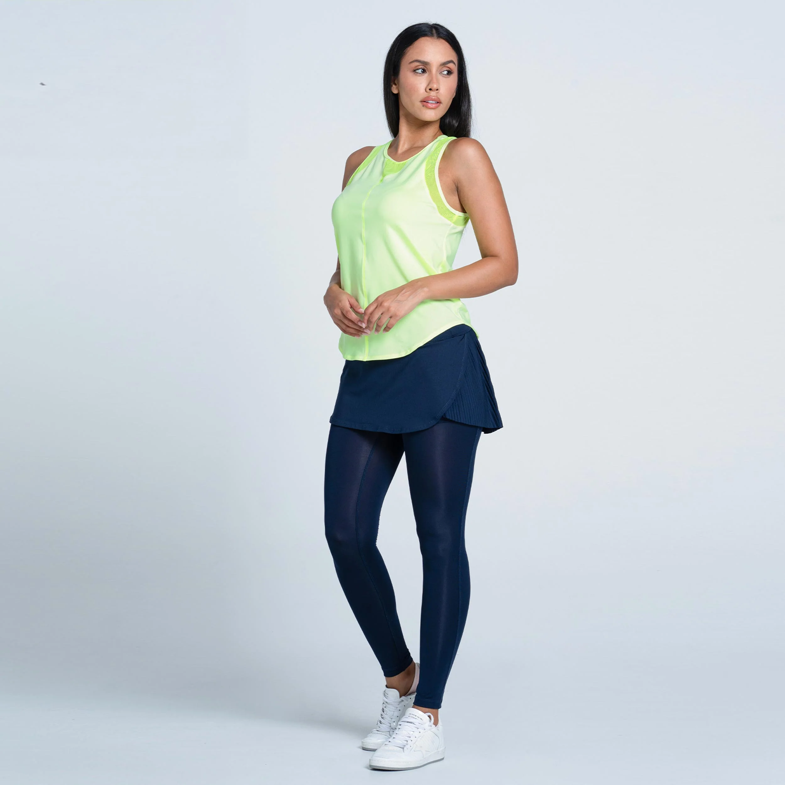 Chill Out Tank-Top Damen - limette - Image 3