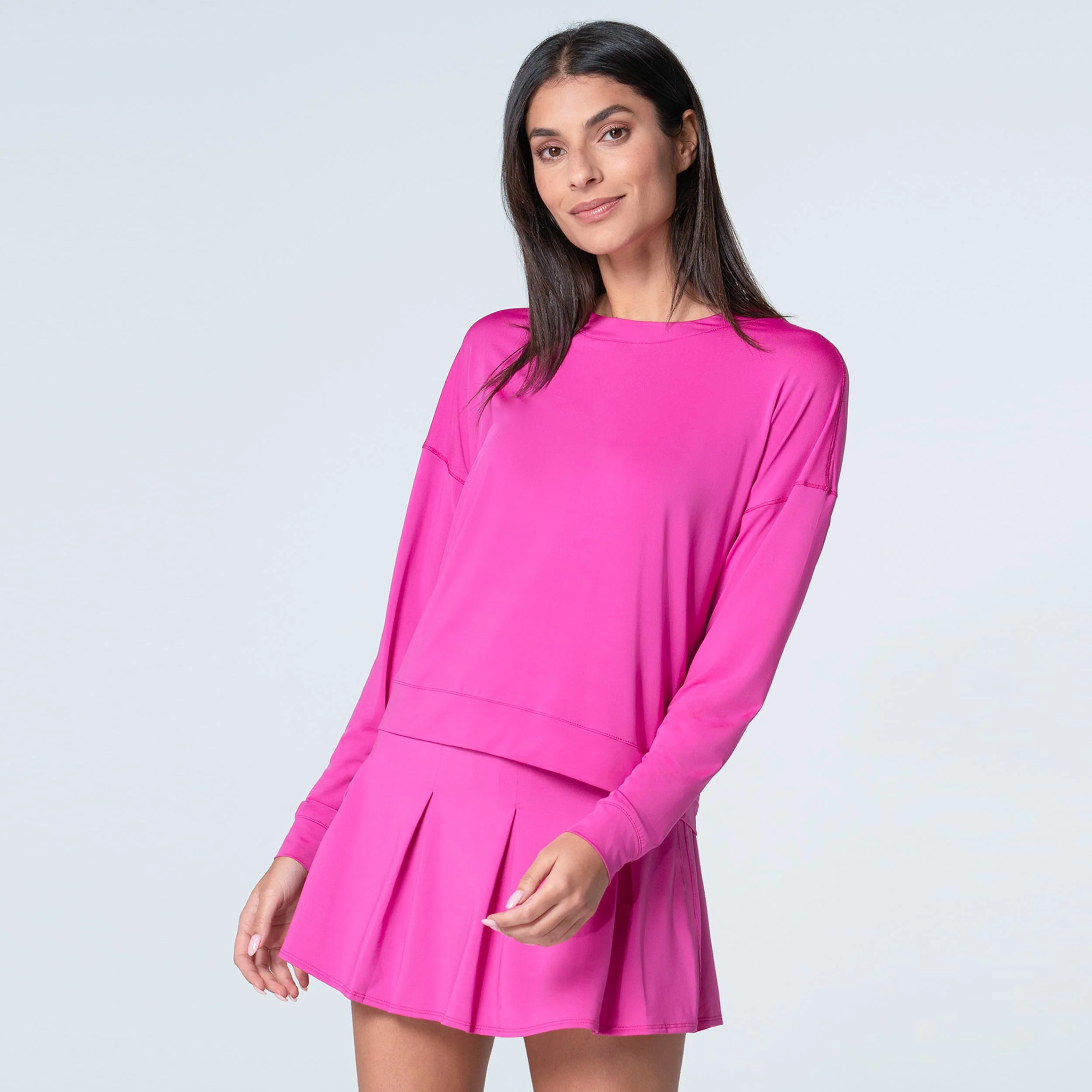 Hype Longsleeve Damen - pink