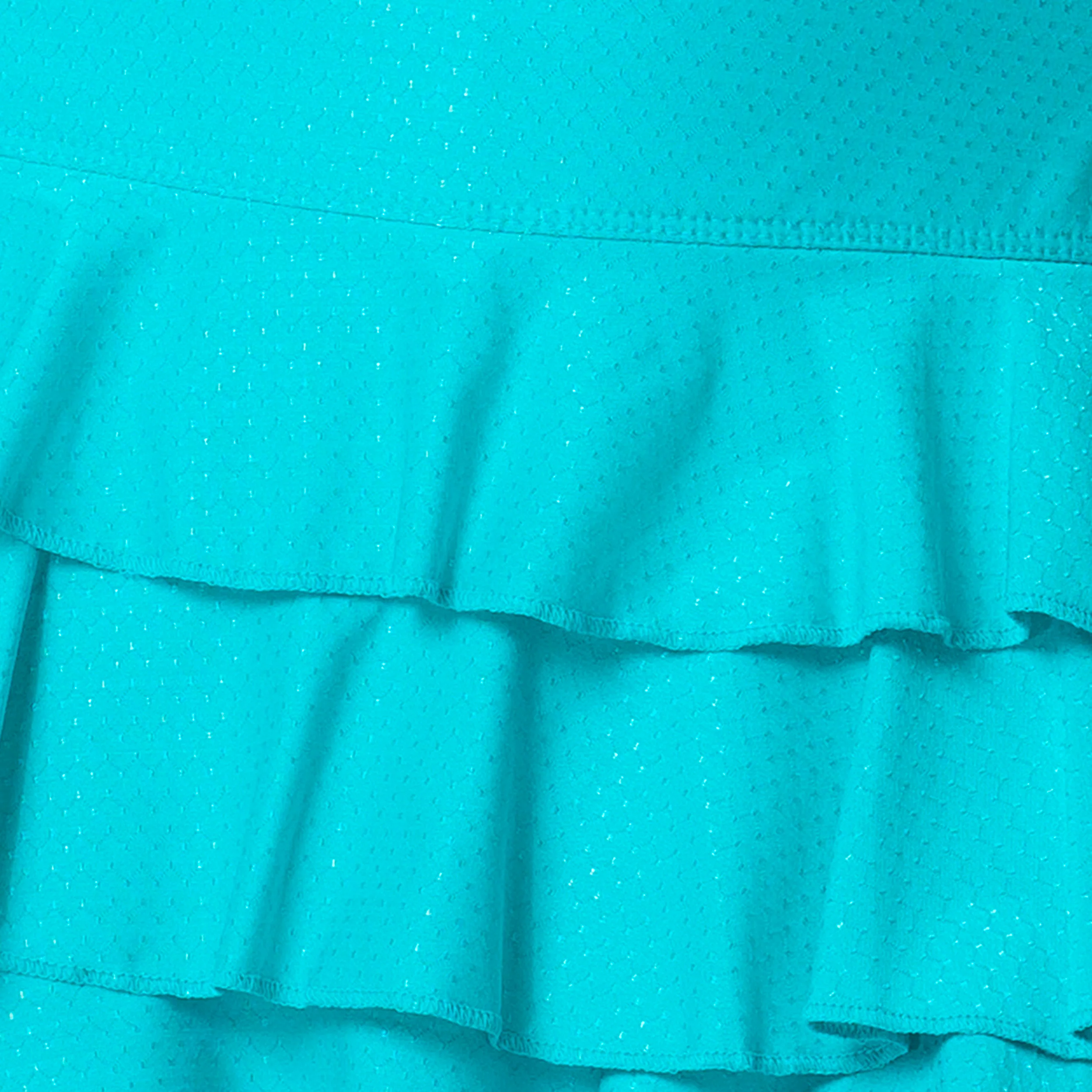 Linen Nouveau Awesome Ruffle Rock Damen-türkis - Image 4