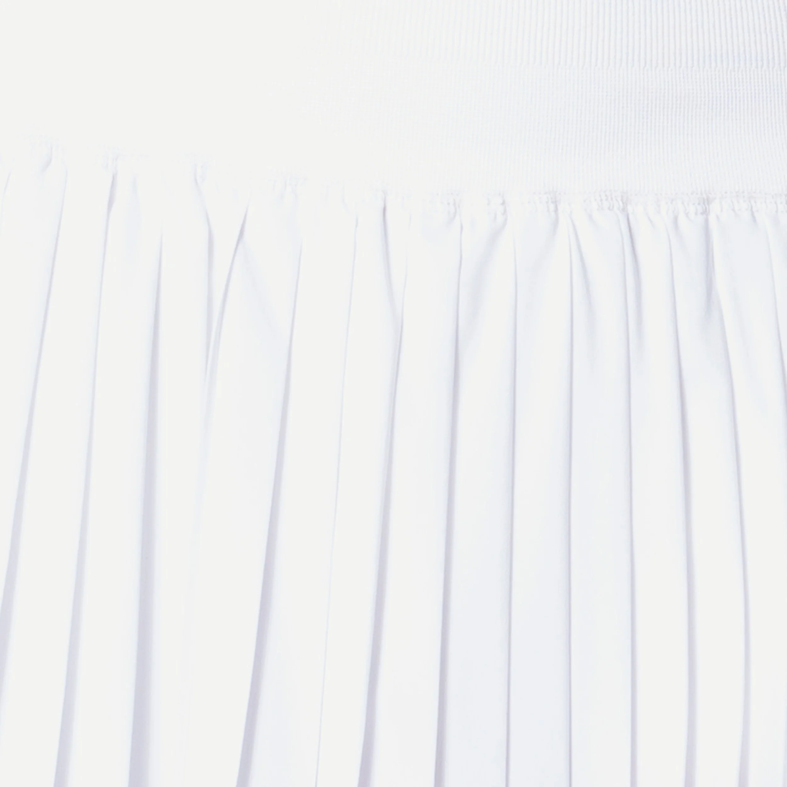 Linen Streak Pleated Rock Damen - weiß, türkis - Image 4