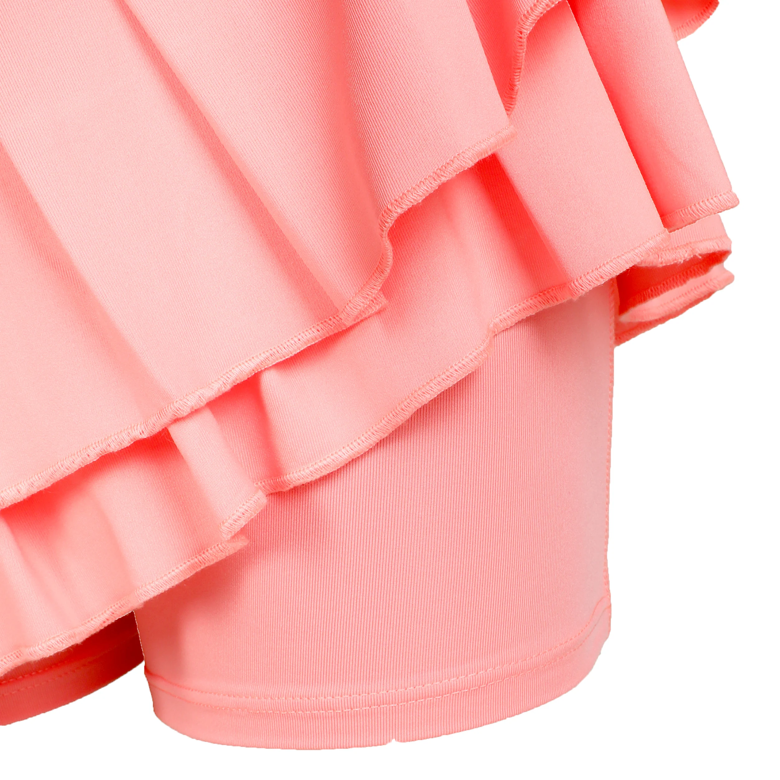 Pleat Tier With Piping Rock Damen-Apricot,Schwarz - Image 7