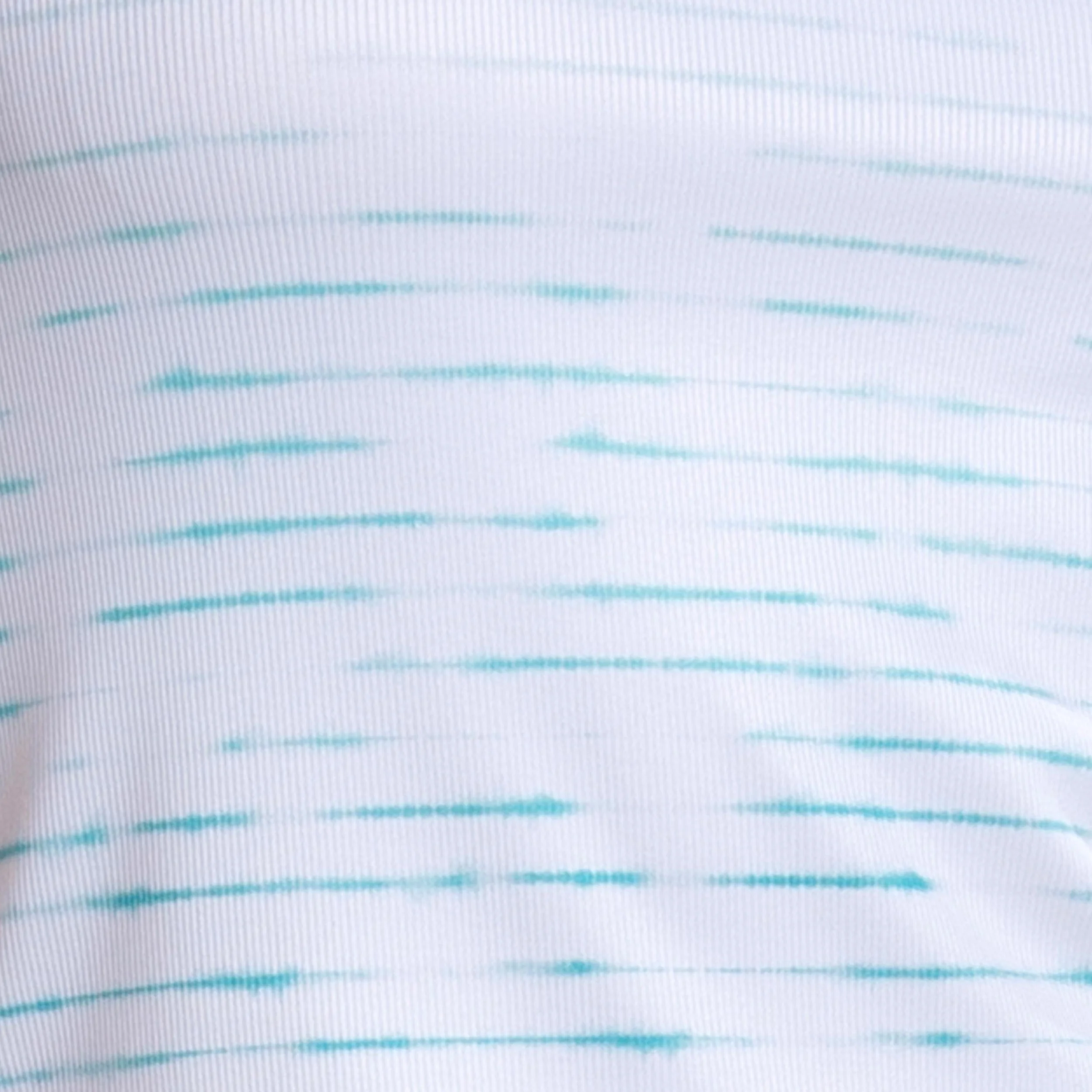 Weave Stripe Muscle Tank-Top Damen - weiß, türkis - Image 4