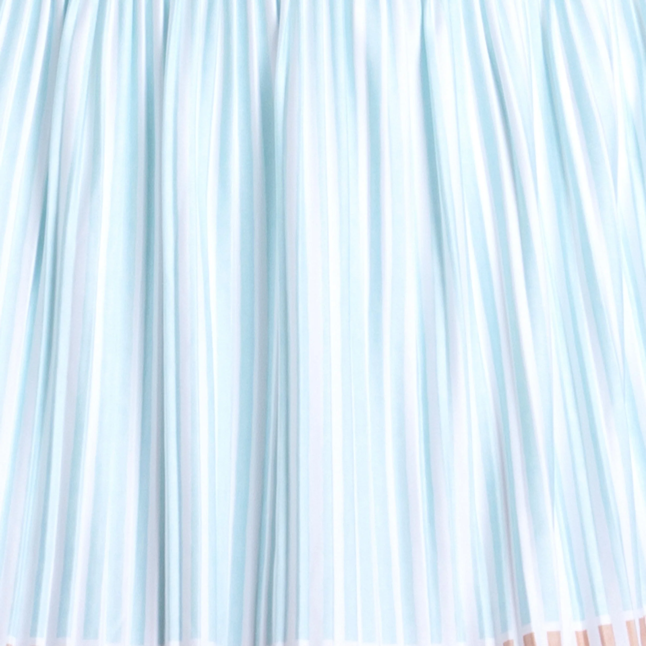 Woven Strokes Pleated Rock Damen - hellblau, apricot - Image 5