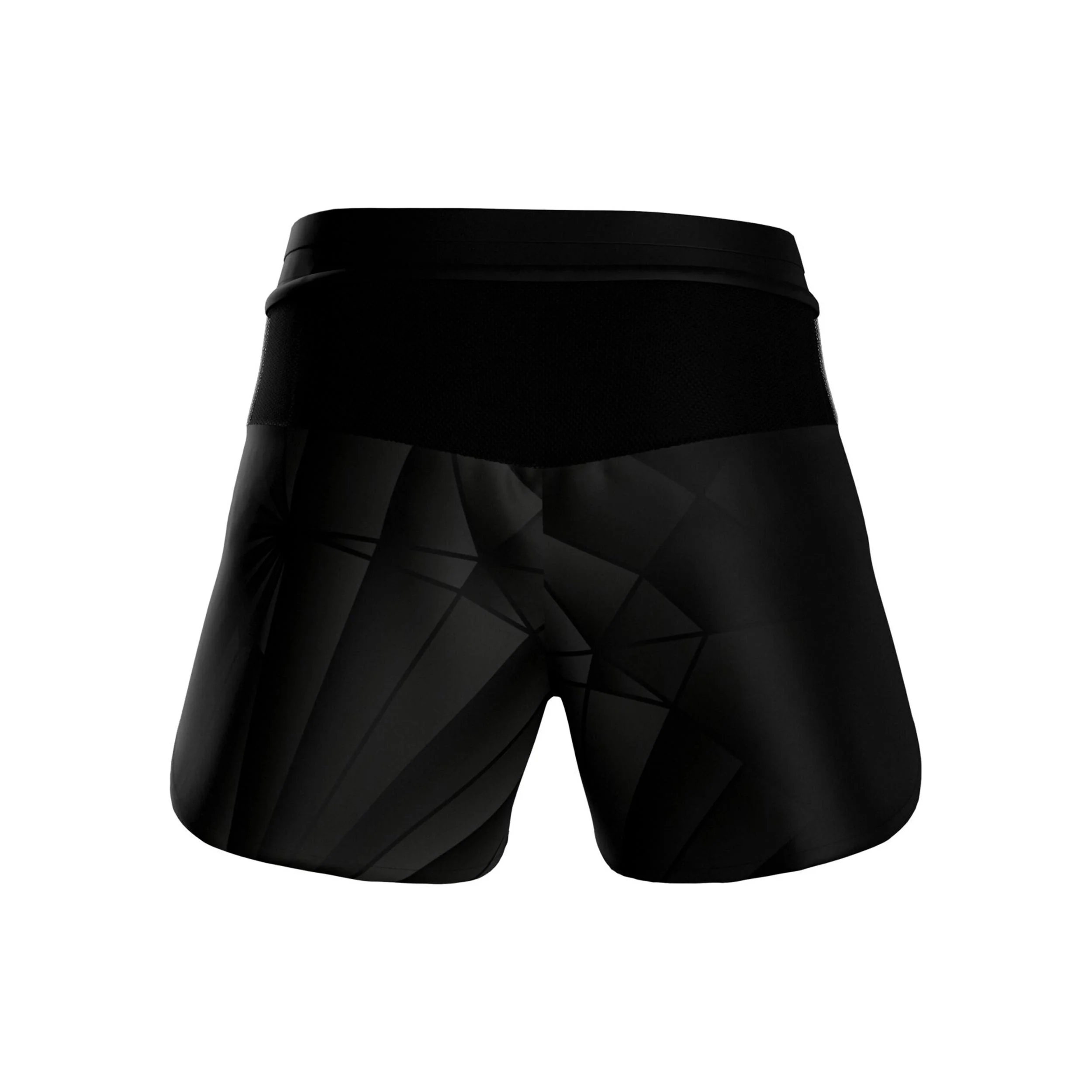 Active Graphic Multi Pocket 4in Laufshorts Damen - schwarz, gold - Image 2