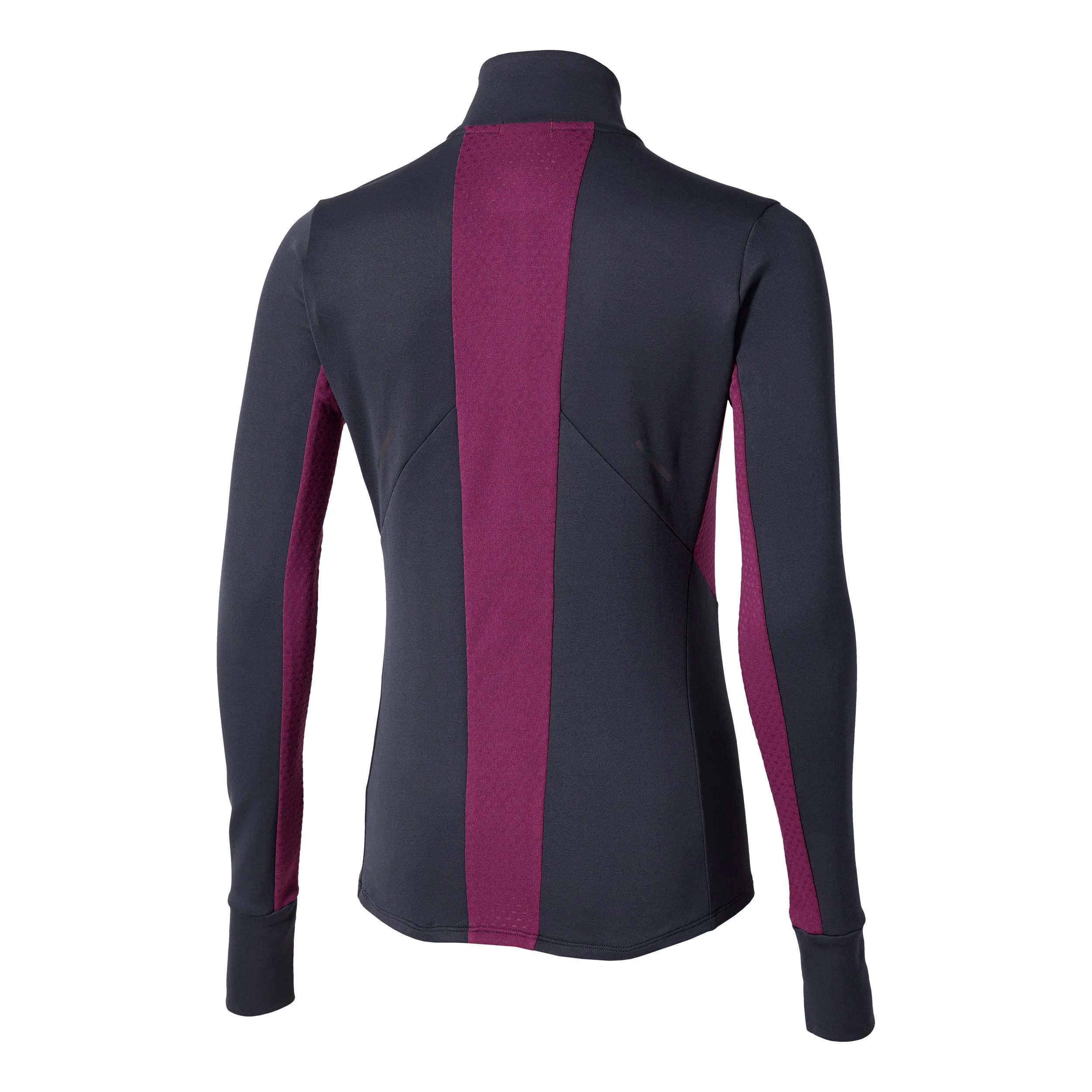 Active Warmalite Half Zip Laufshirt Damen-Blau - Image 2