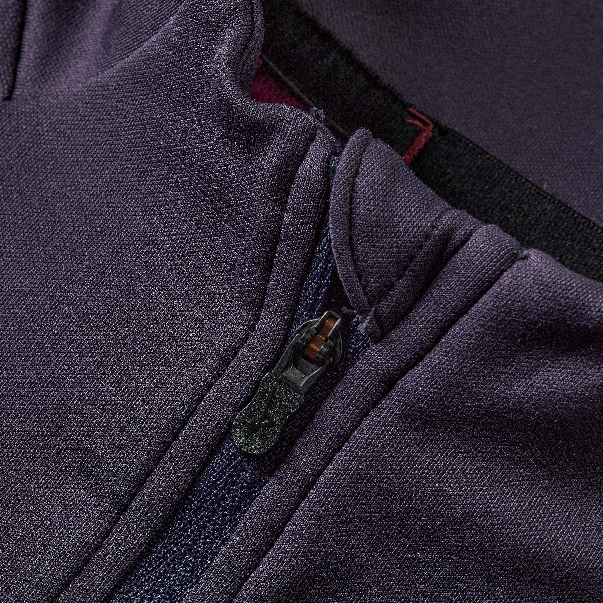 Active Warmalite Half Zip Laufshirt Damen-Blau - Image 4