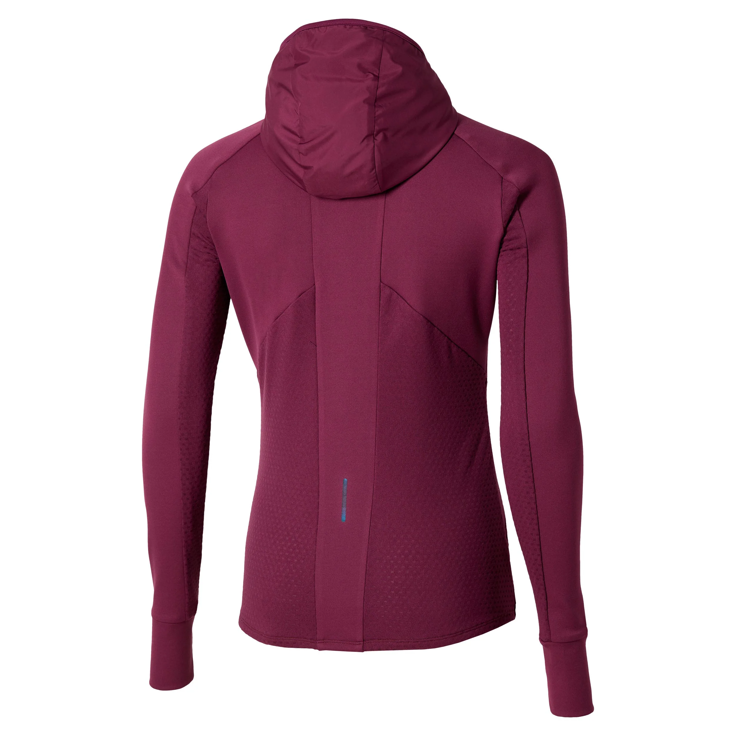Active Warmalite Hybrid Full Zip Laufshirt Damen-Lila - Image 2
