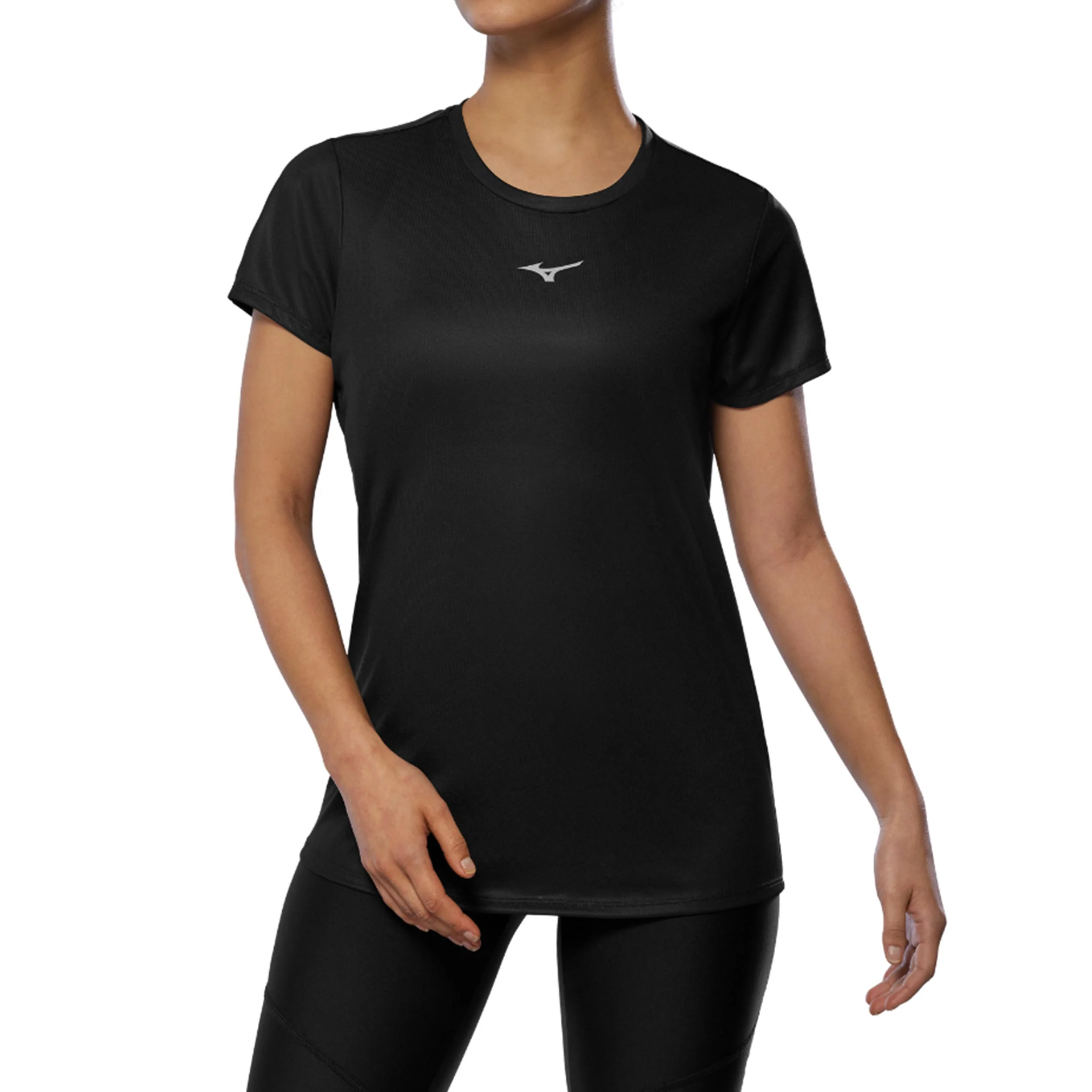 Core Graphic Laufshirt Damen-Schwarz - Image 3