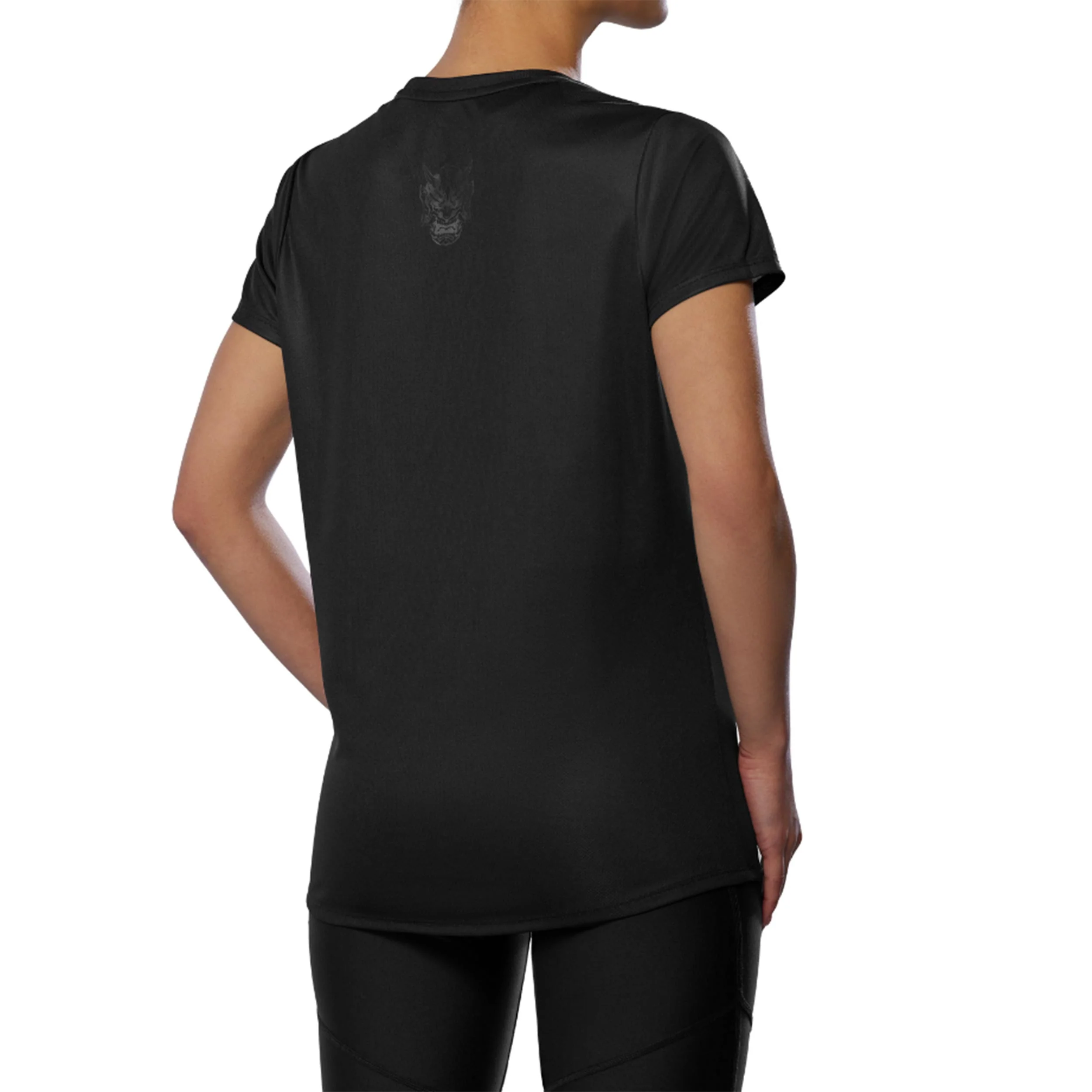 Core Graphic Laufshirt Damen-Schwarz - Image 4