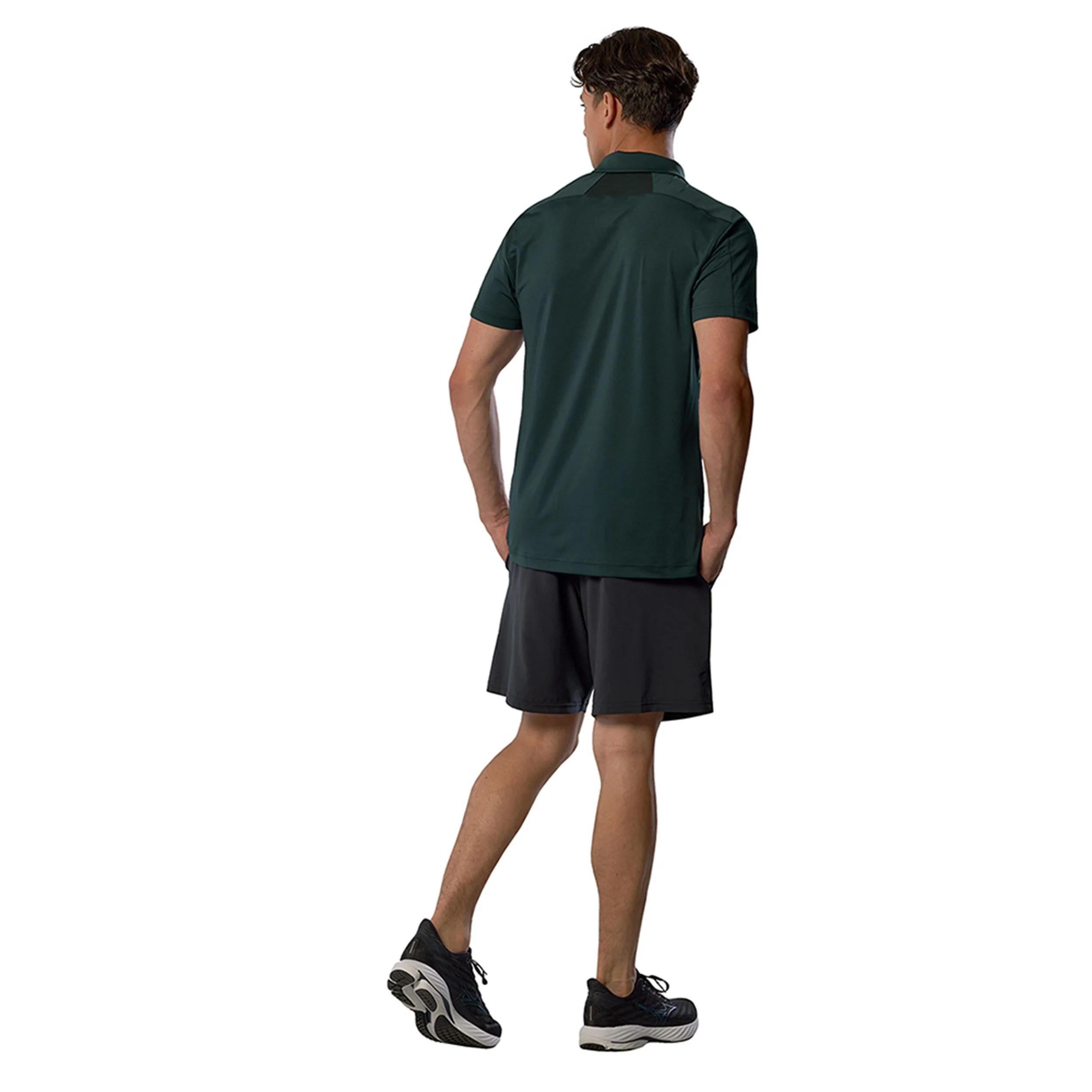 Daybreakers Shadow Polo Herren-Schwarz,Grün - Image 9