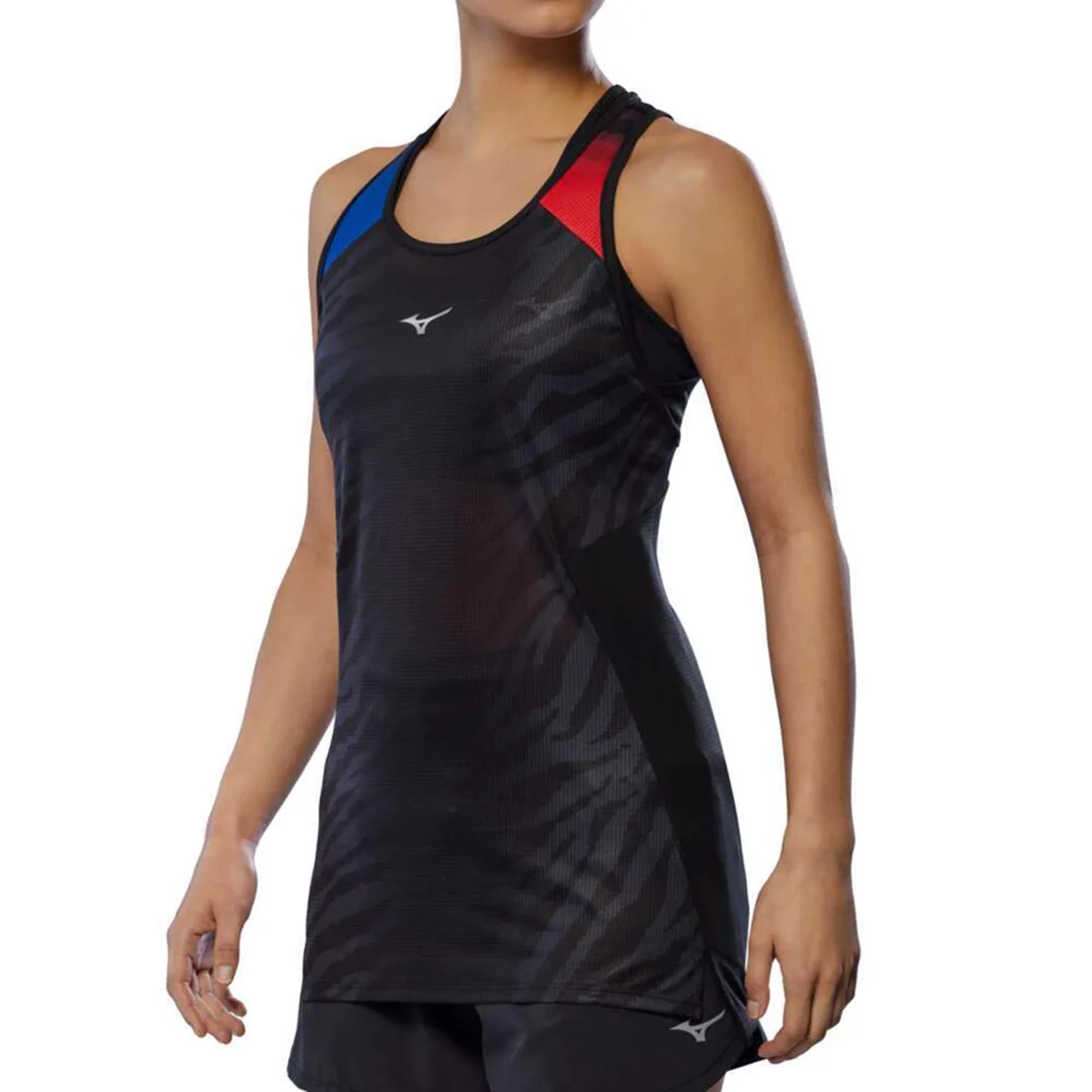 DryAeroFlow Graphic Laufshirt Damen-Schwarz - Image 3