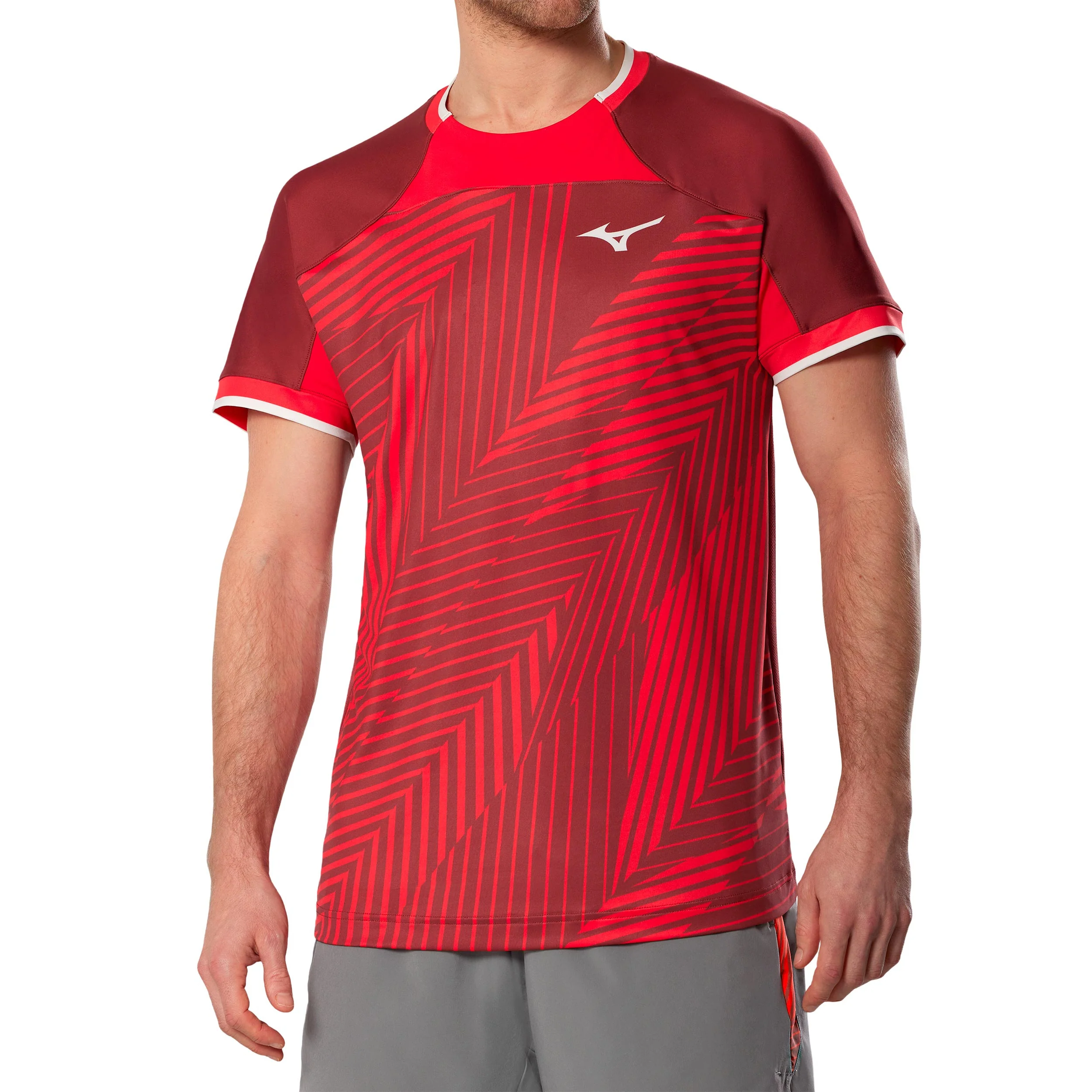 T-Shirt Herren-dunkelrot, rot - Image 3