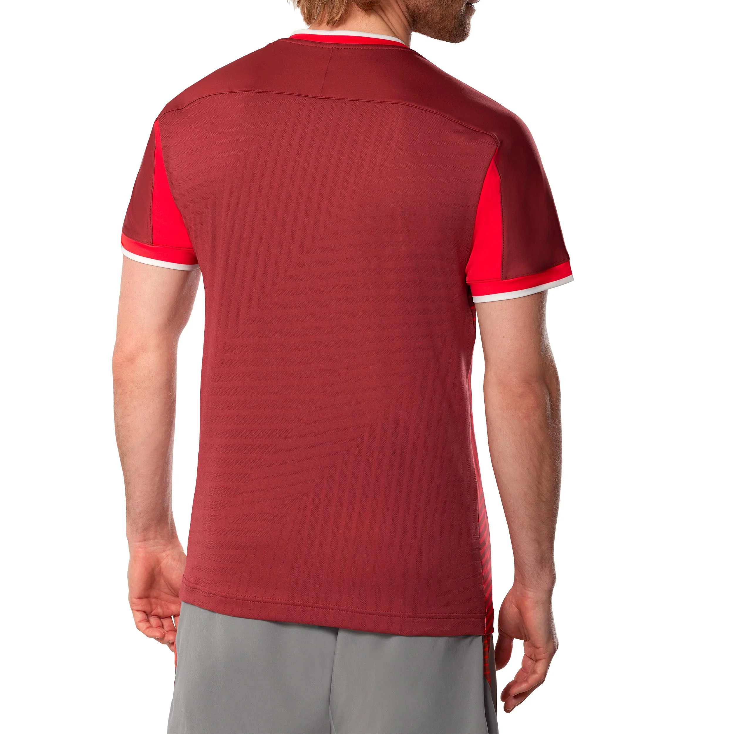 T-Shirt Herren-dunkelrot, rot - Image 4